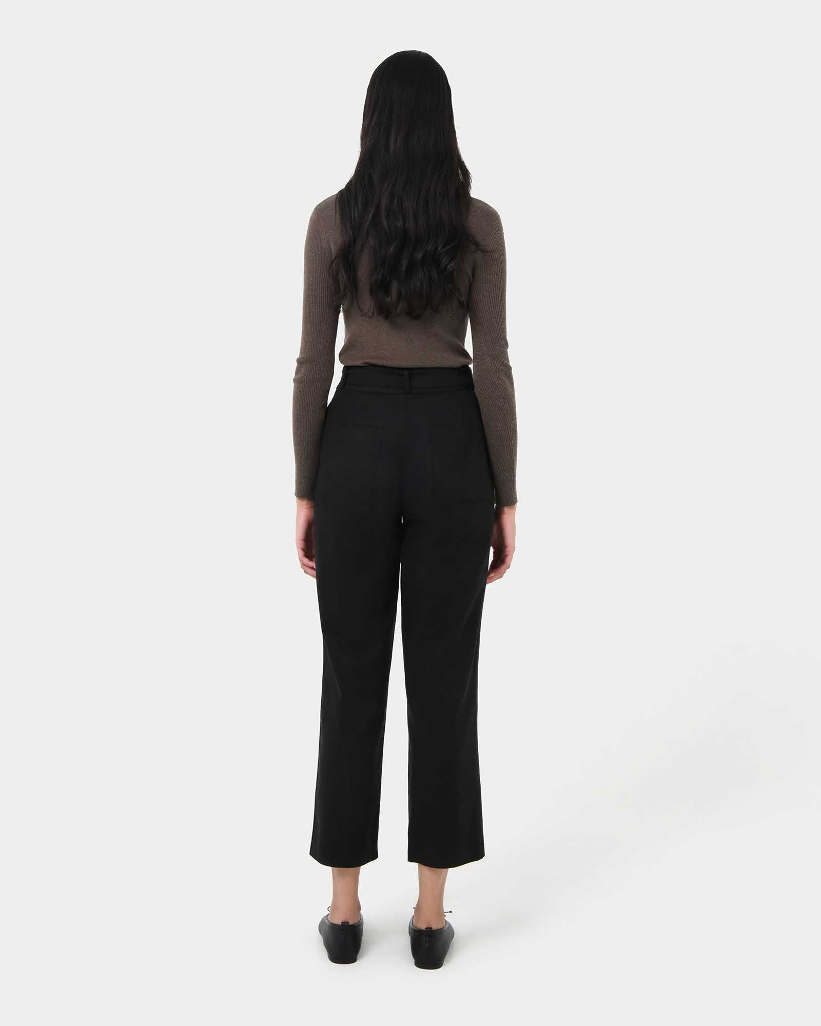 Mazzy Cotton Belted Trousers