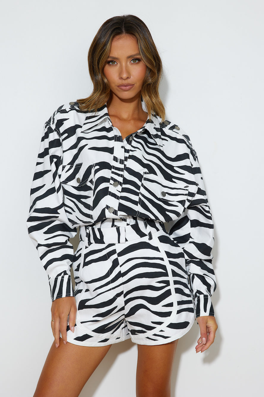 C/MEO COLLECTIVE Split Decision Shirt White