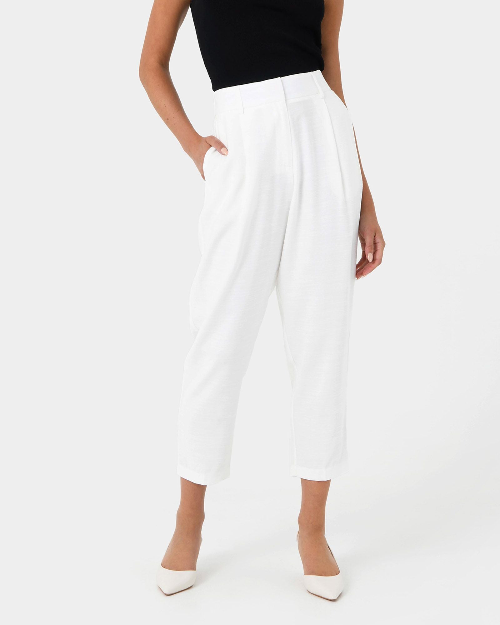 Indigo Elastic Waist Pant