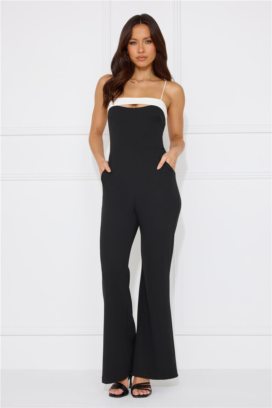 Hey Lover Girl Jumpsuit Black