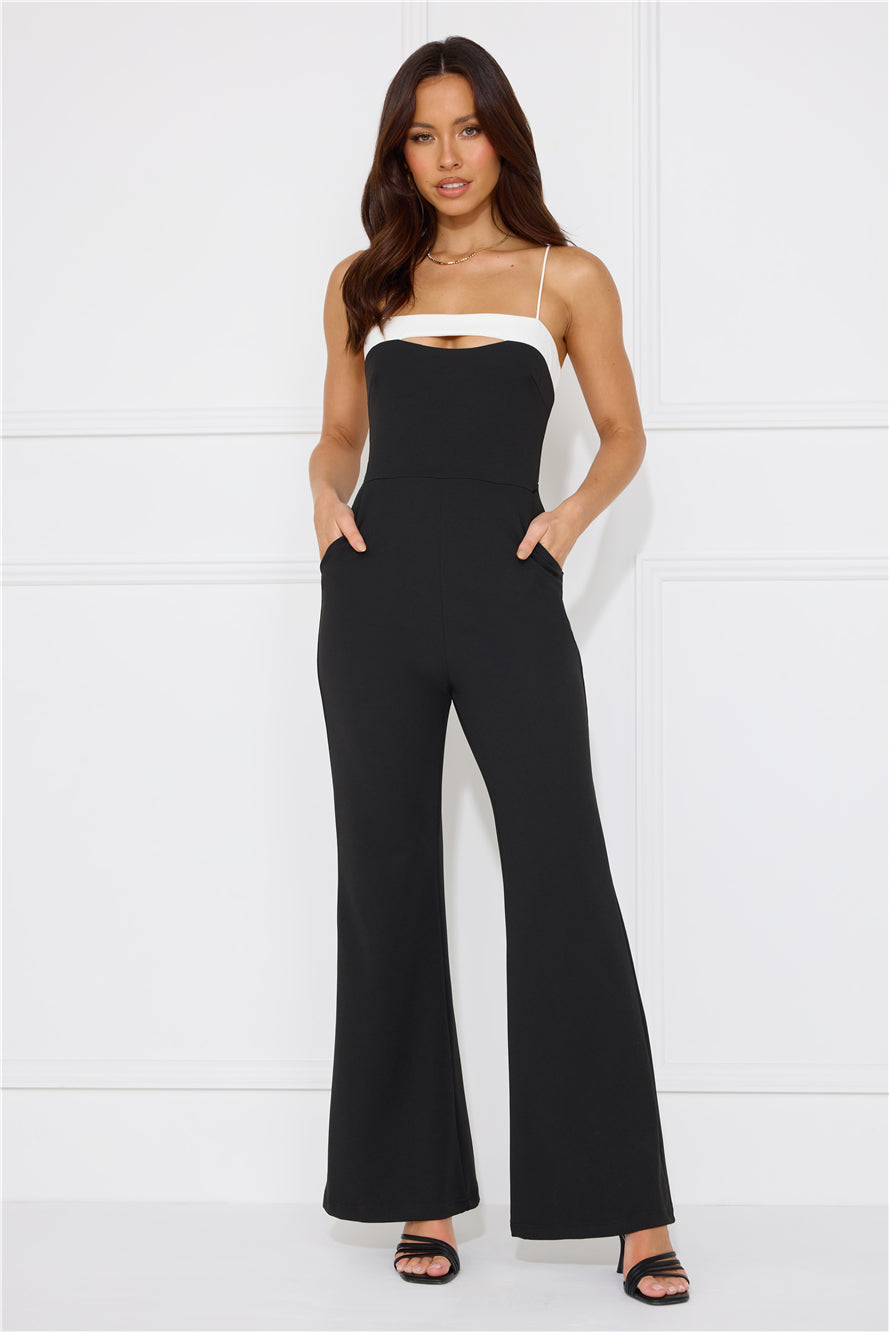 Hey Lover Girl Jumpsuit Black