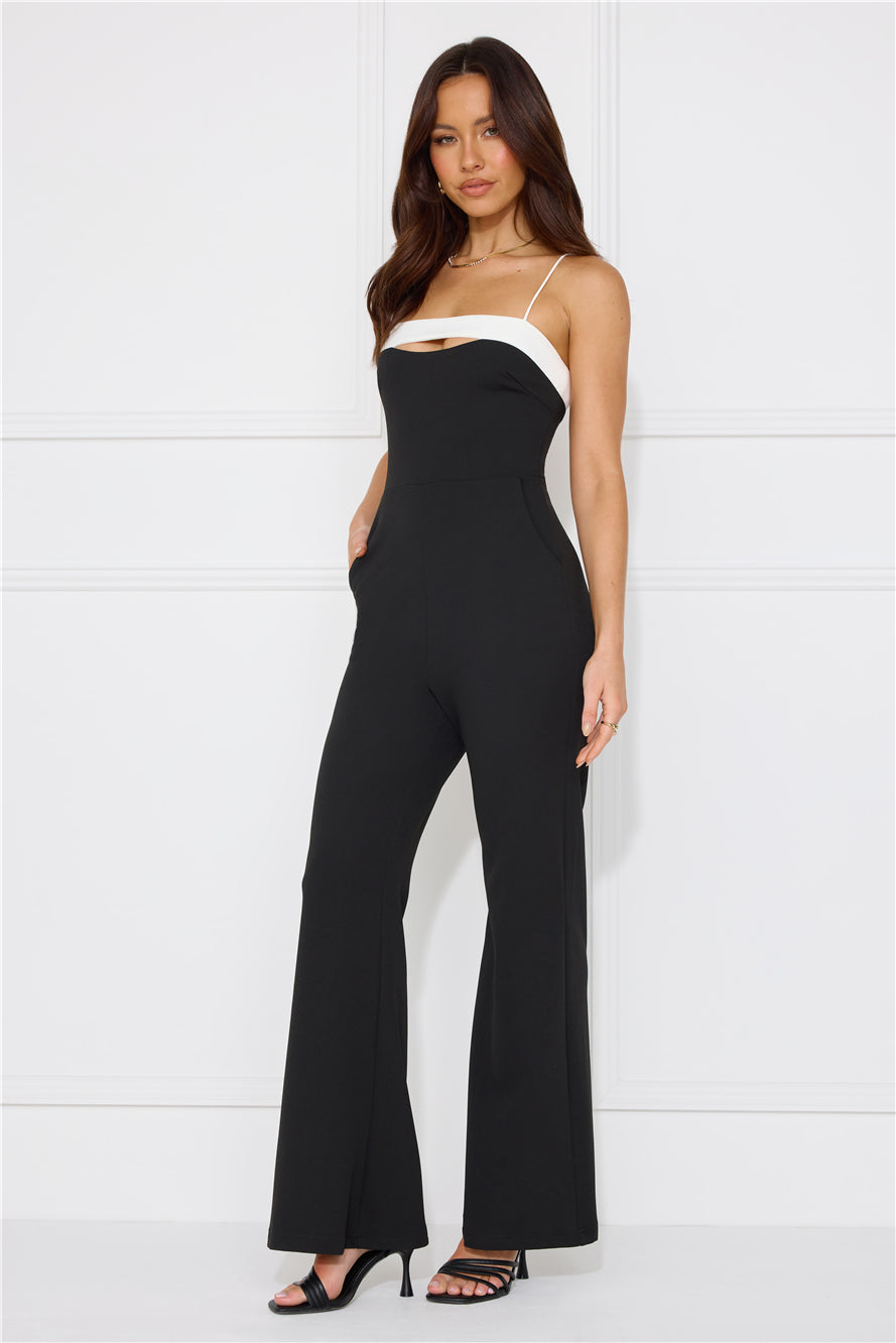 Hey Lover Girl Jumpsuit Black