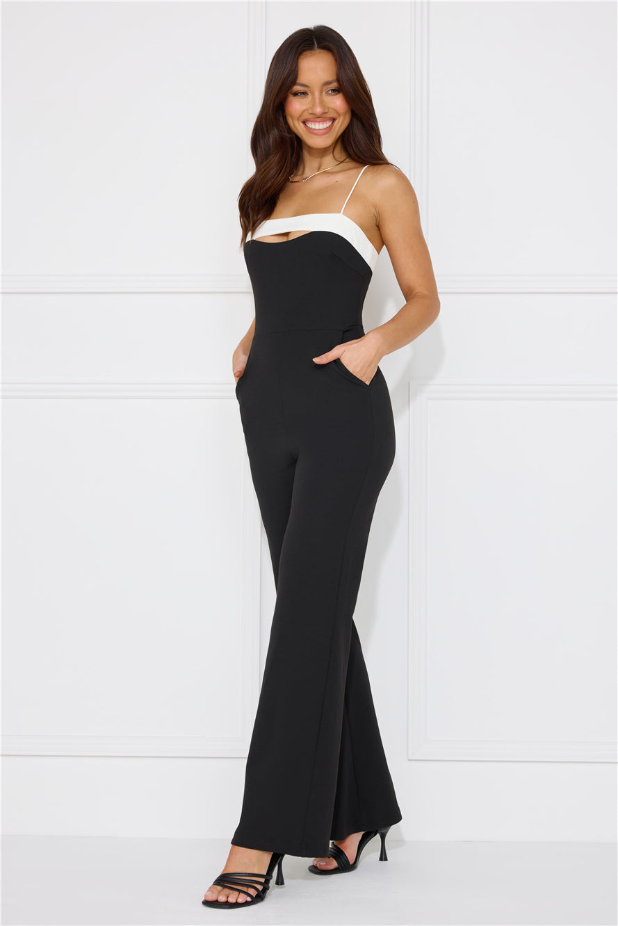 Hey Lover Girl Jumpsuit Black