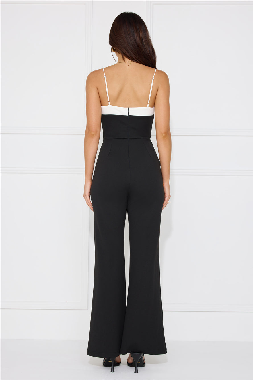 Hey Lover Girl Jumpsuit Black