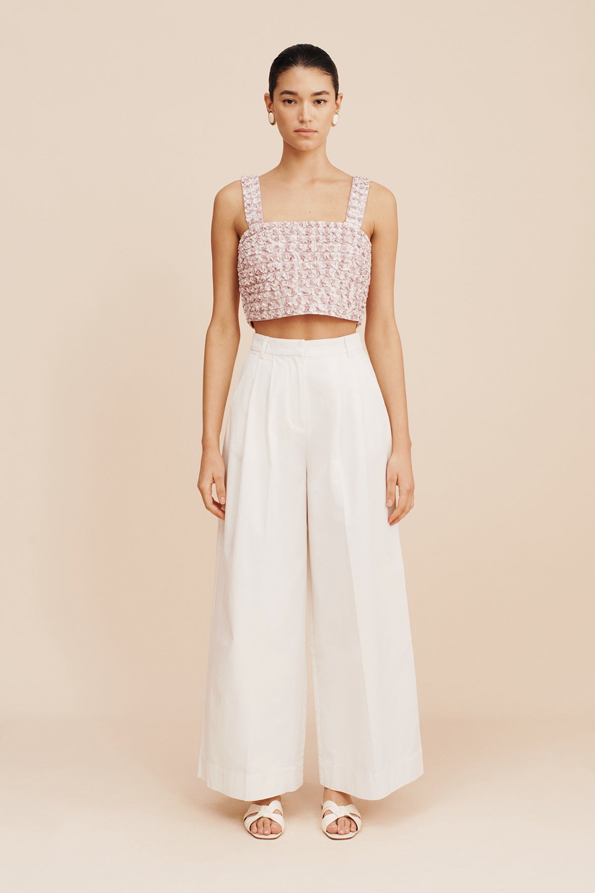 WESLEY TROUSER - VINTAGE WHITE