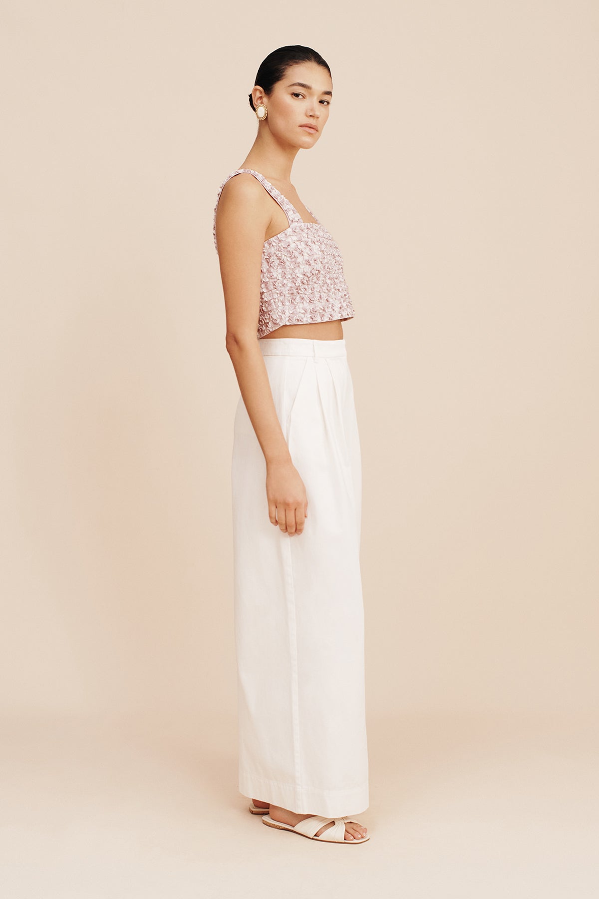 WESLEY TROUSER - VINTAGE WHITE