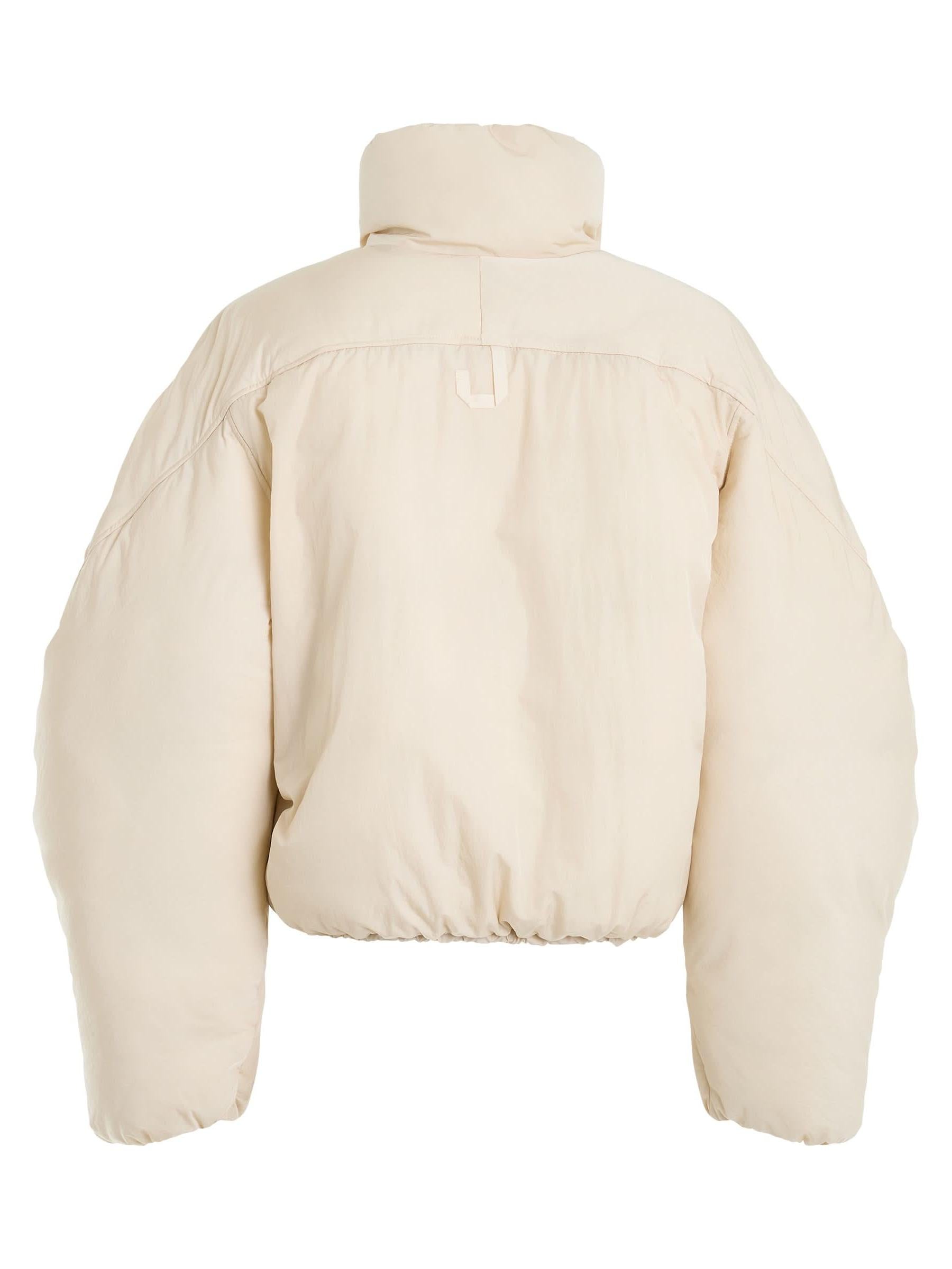 La Doudoune Courte Caraco Jacket in Off White