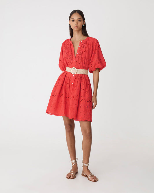 Lola Broderie Tiered Dress