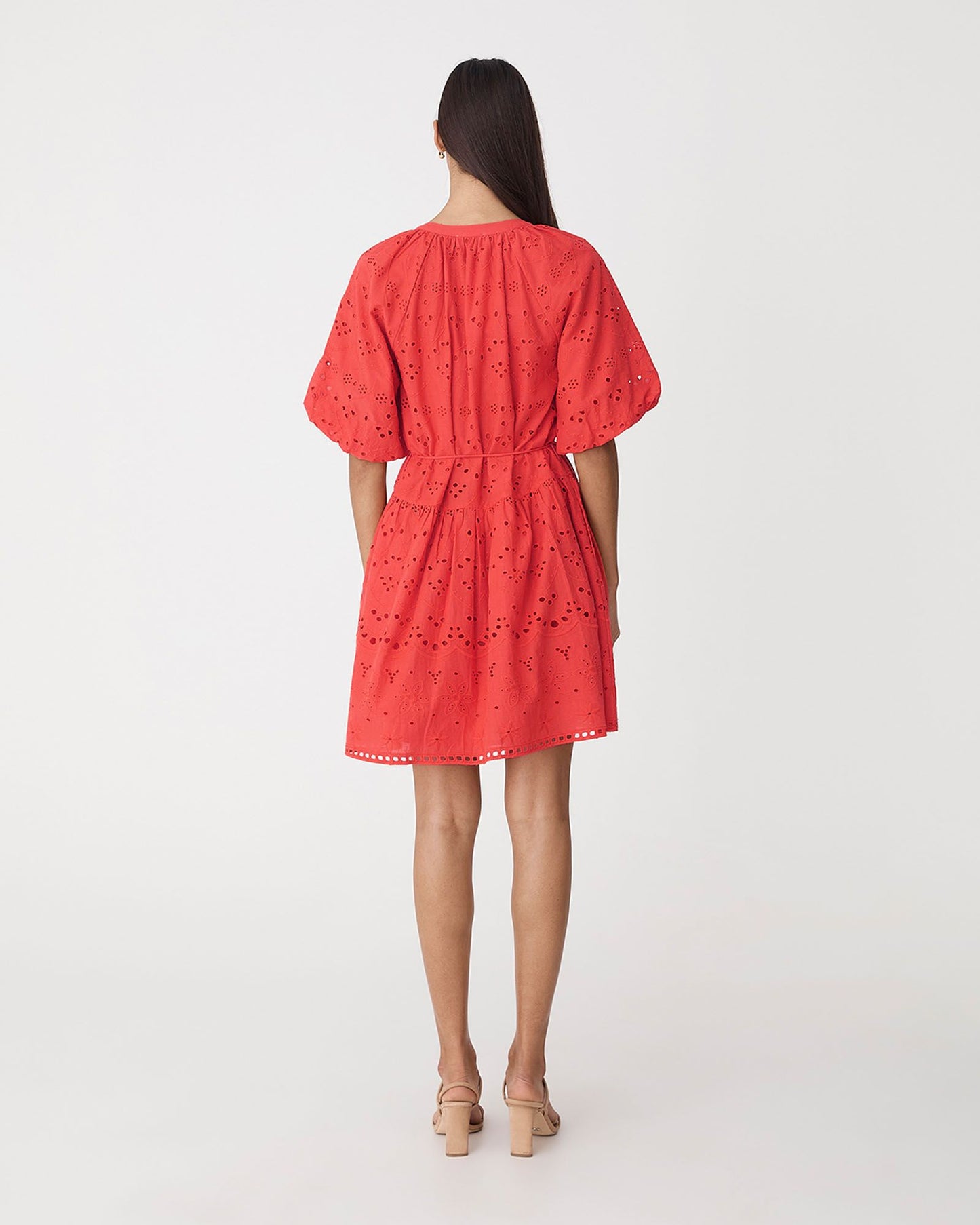 Lola Broderie Tiered Dress