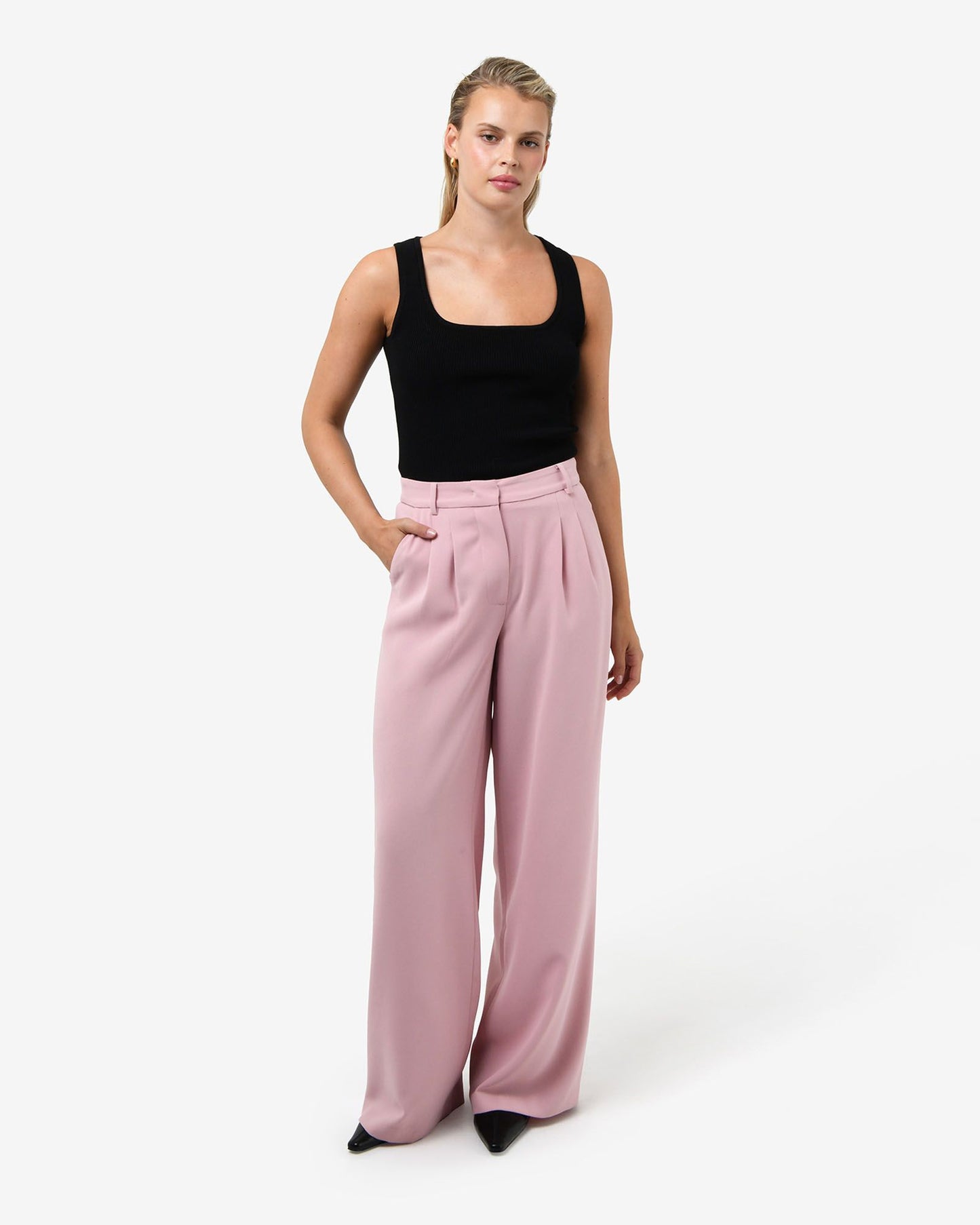 Rumy Wide Leg Tailored Pants