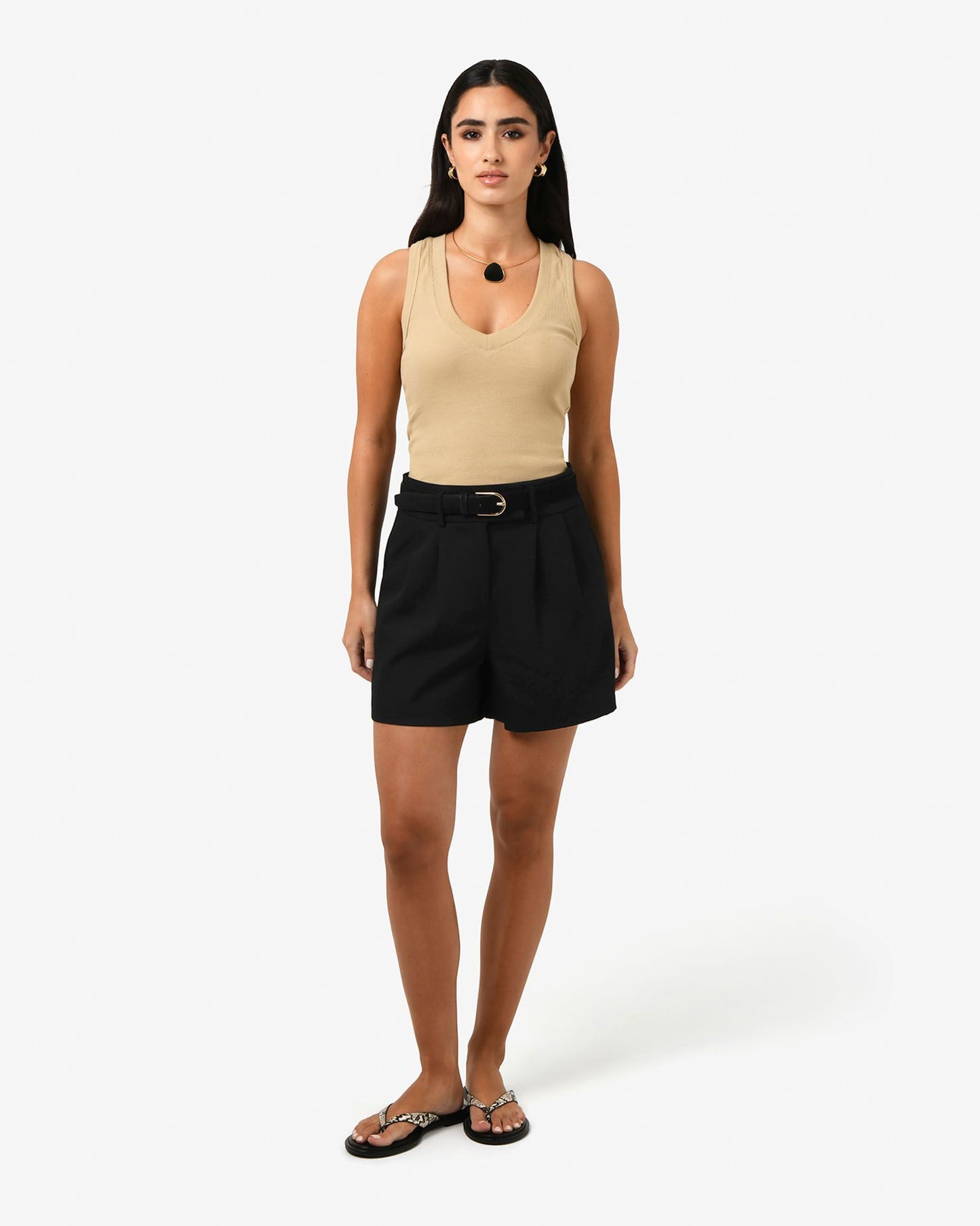 Lexee Pleat Front Short