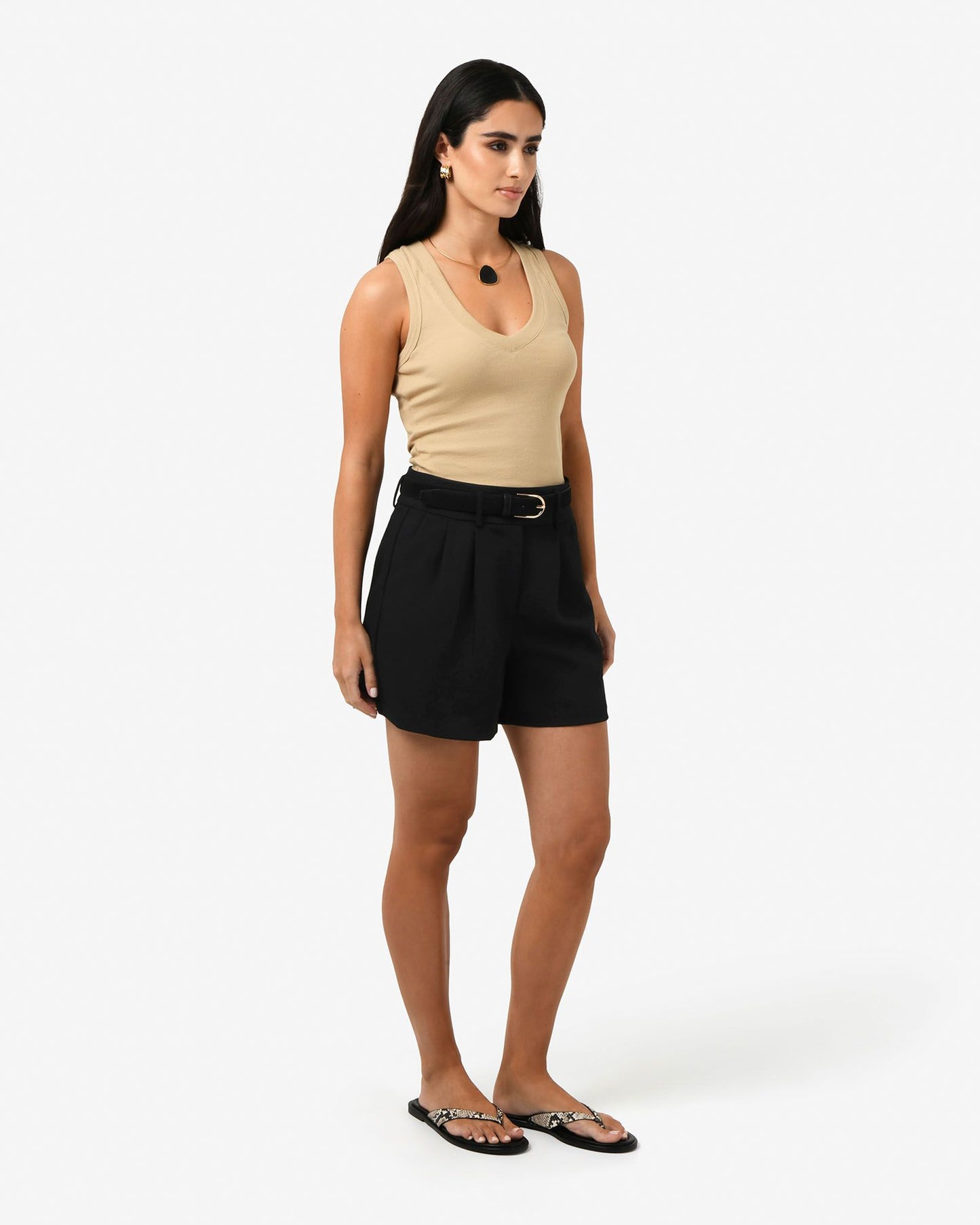 Lexee Pleat Front Short