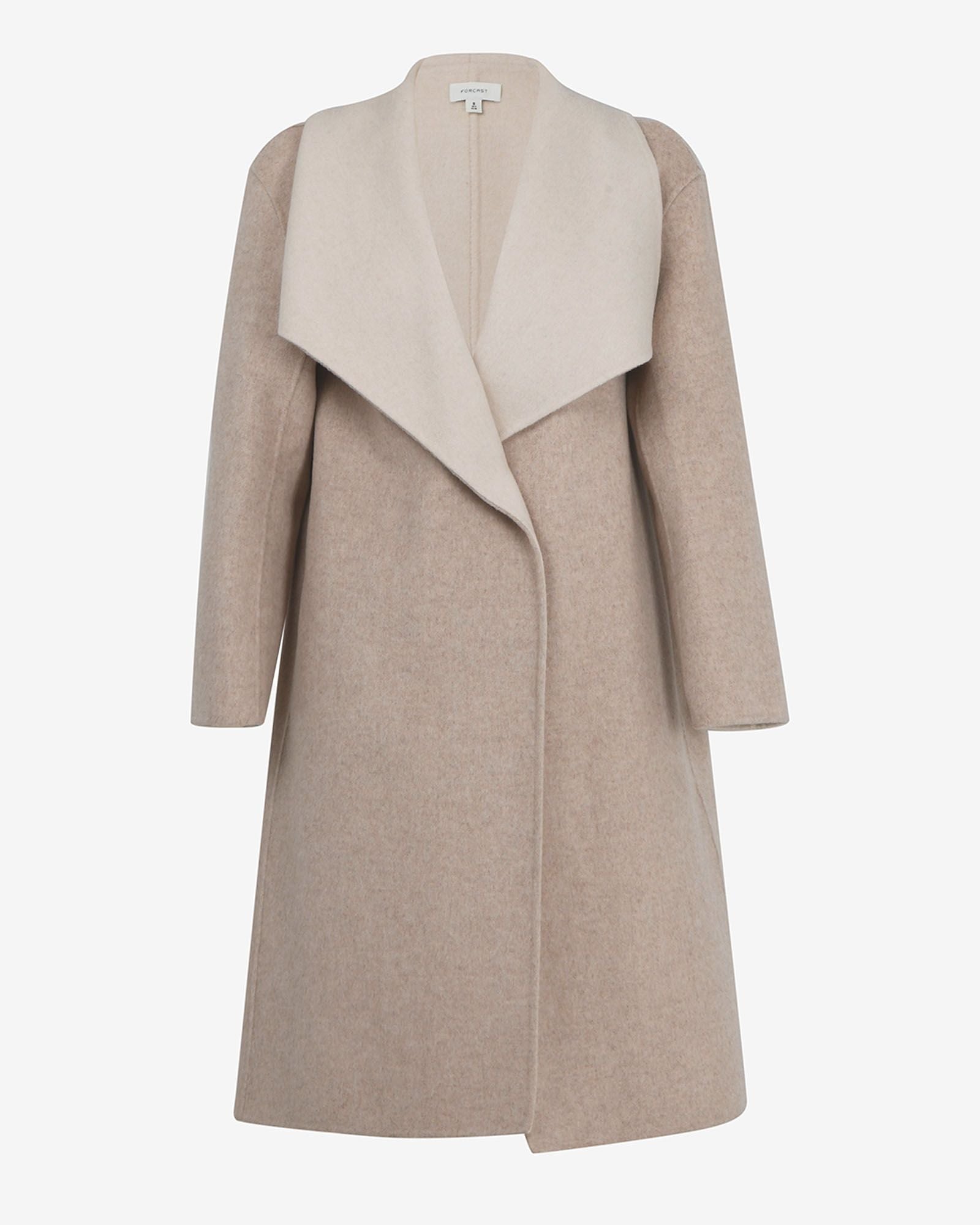 Diana Wool Blend Cocoon Coat