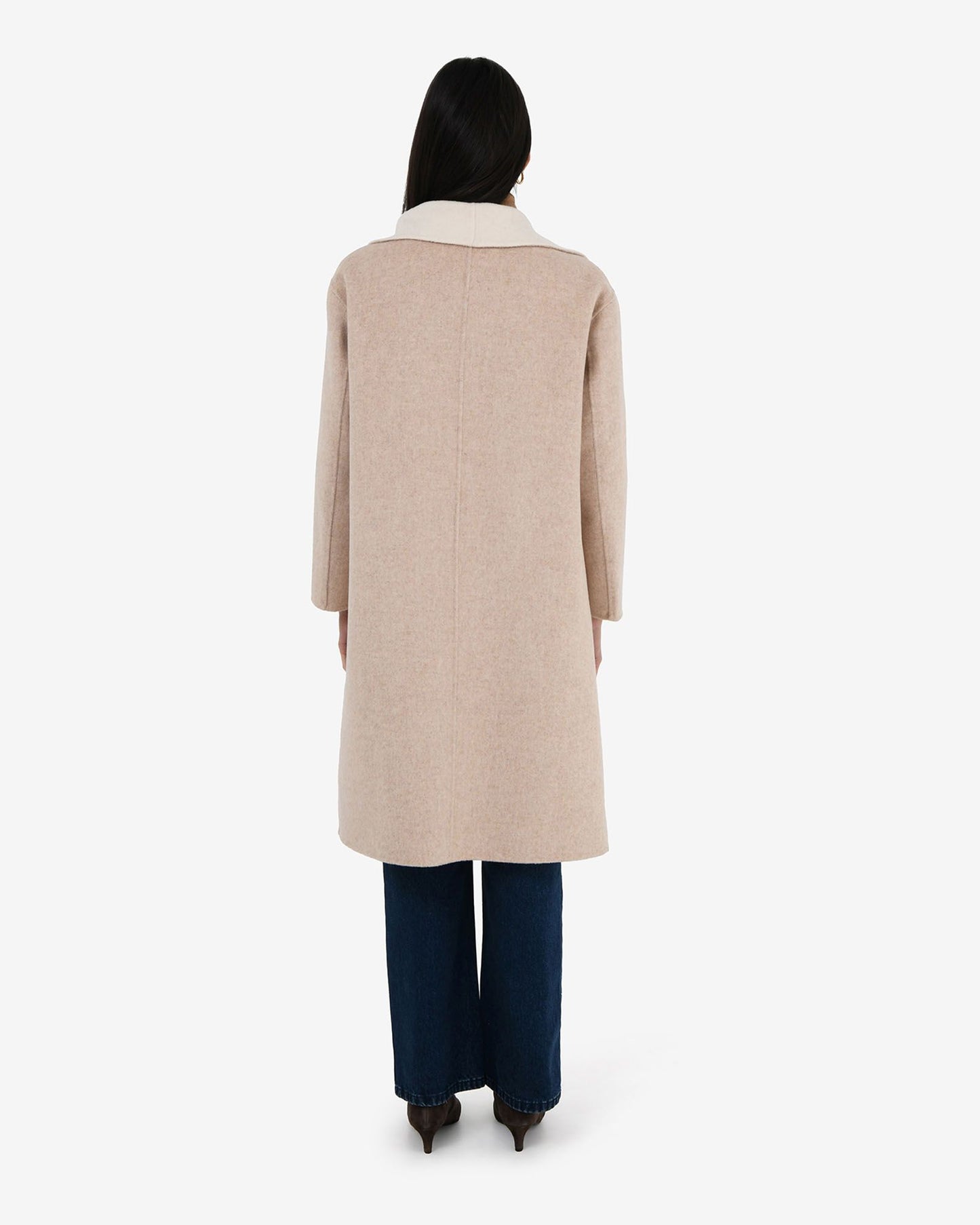 Diana Wool Blend Cocoon Coat