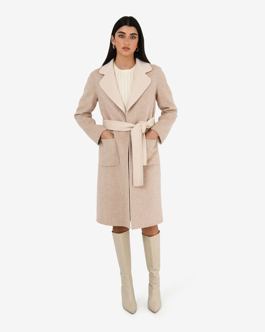 Camille Wool Tie Coat