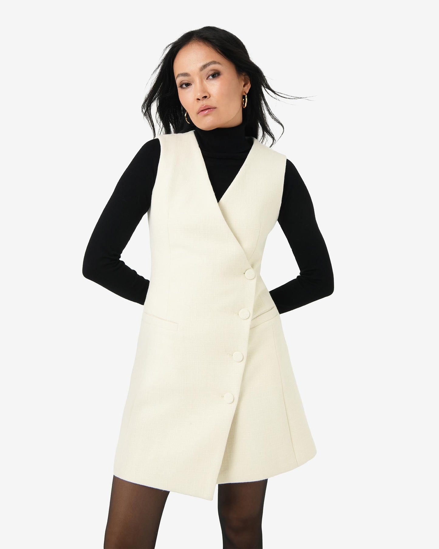 Beth Asymmetric Mini Dress