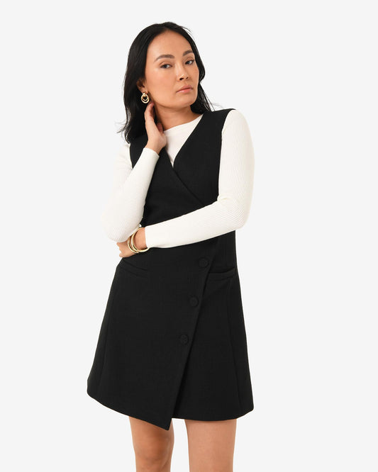 Beth Asymmetric Mini Dress