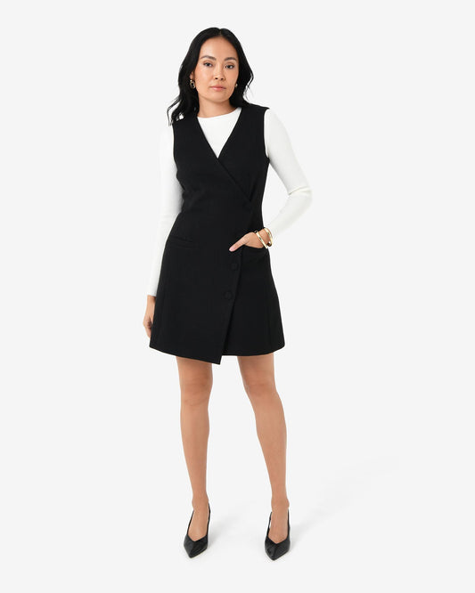 Beth Asymmetric Mini Dress