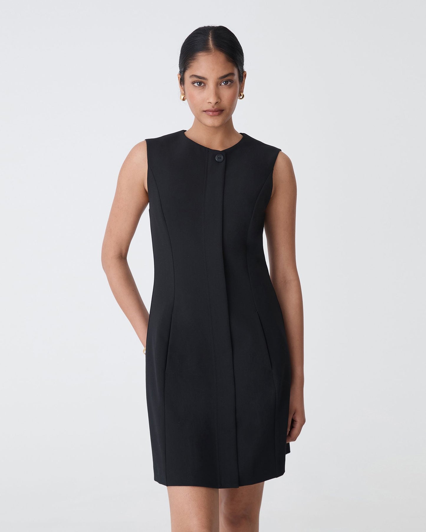 Pera Concealed Panel Dress