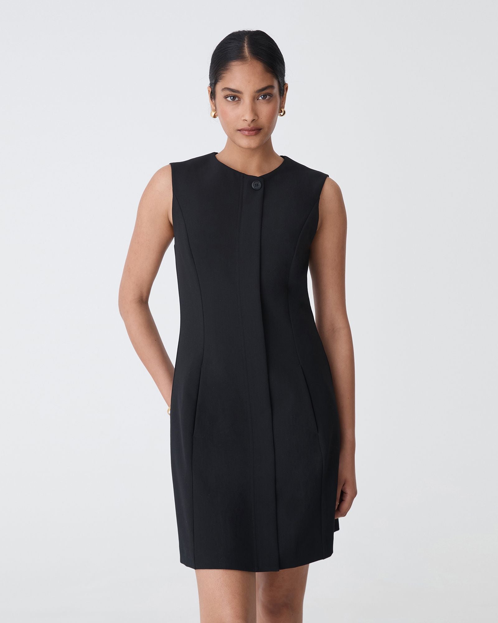 Pera Concealed Panel Dress
