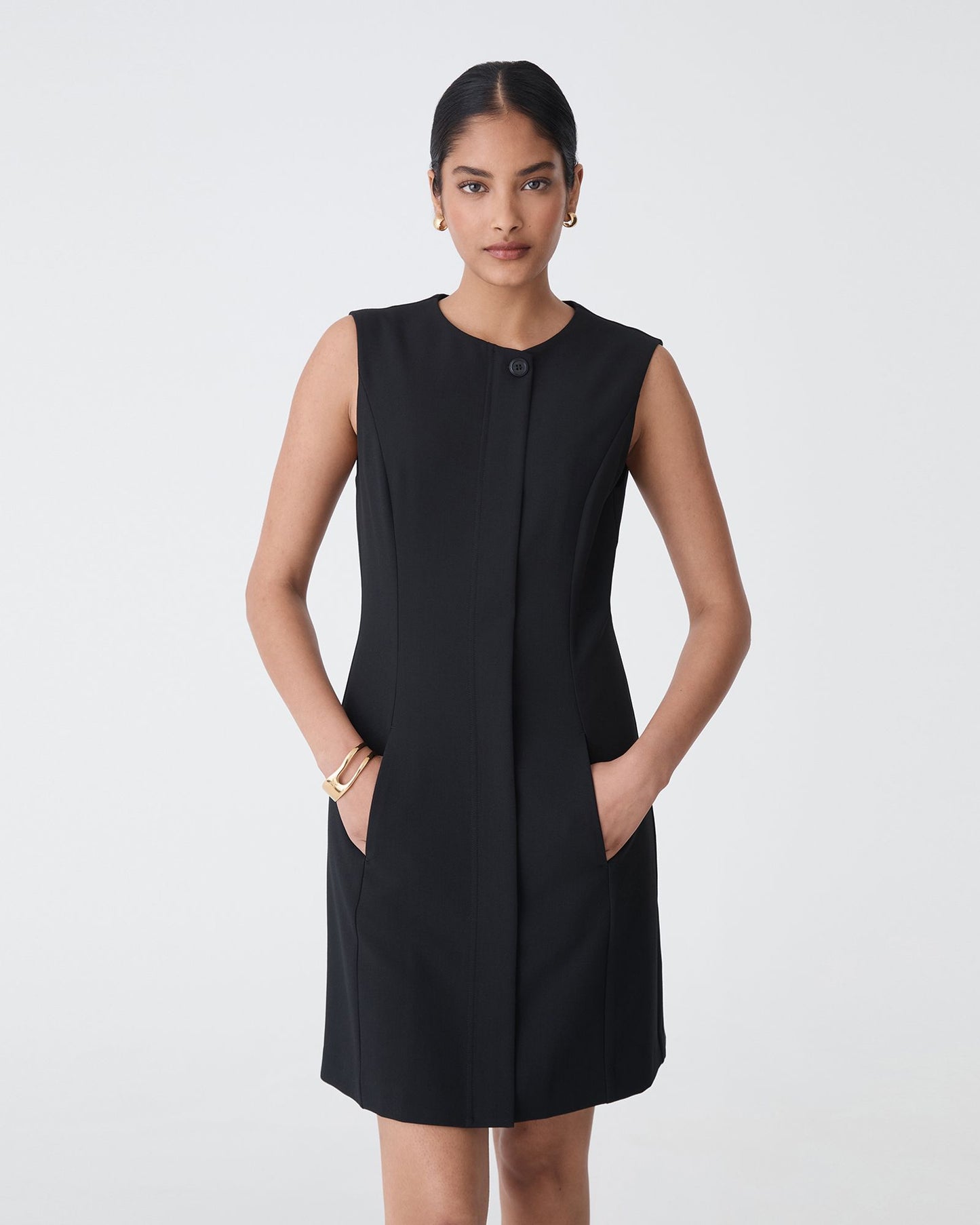 Pera Concealed Panel Dress
