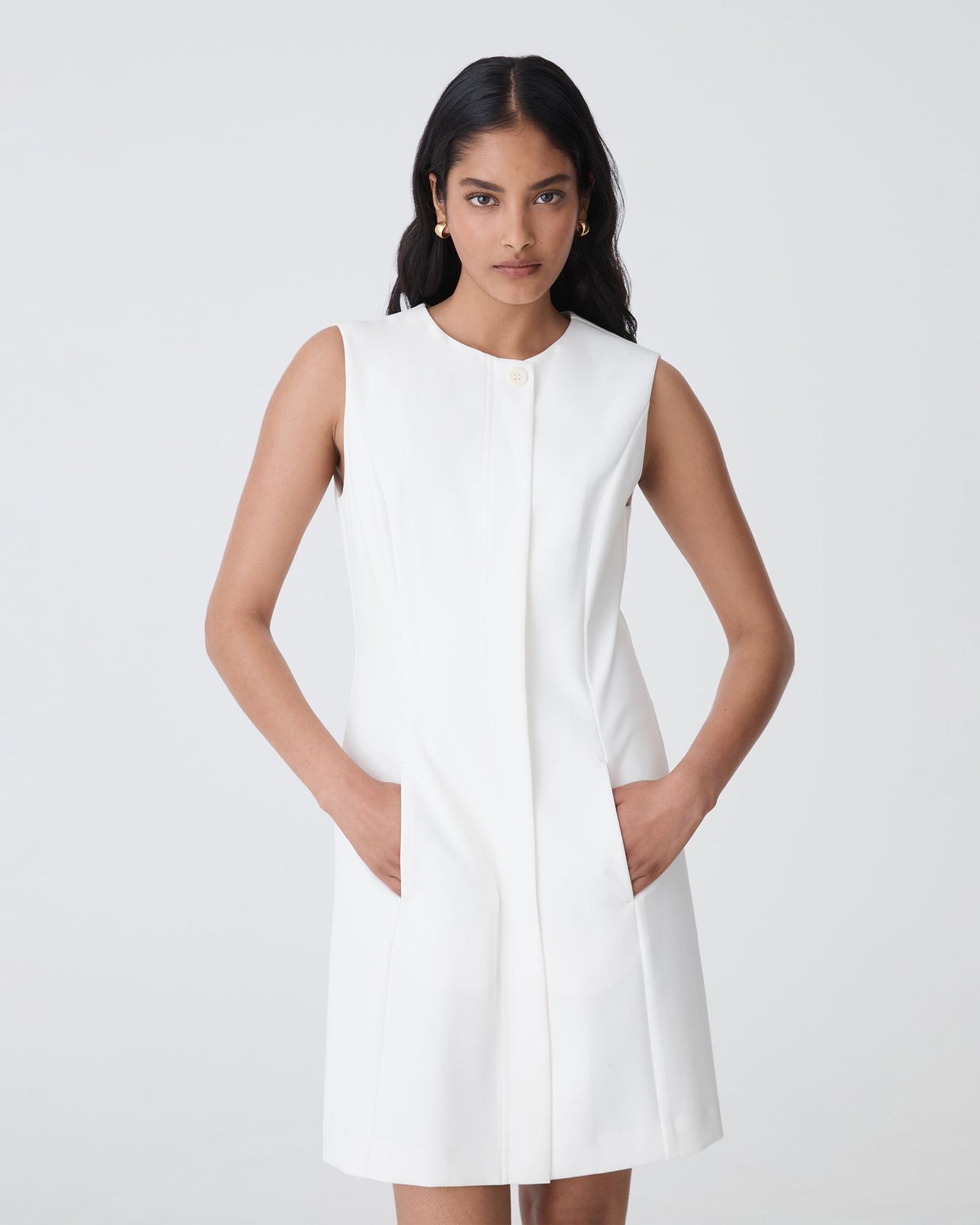 Pera Concealed Panel Dress
