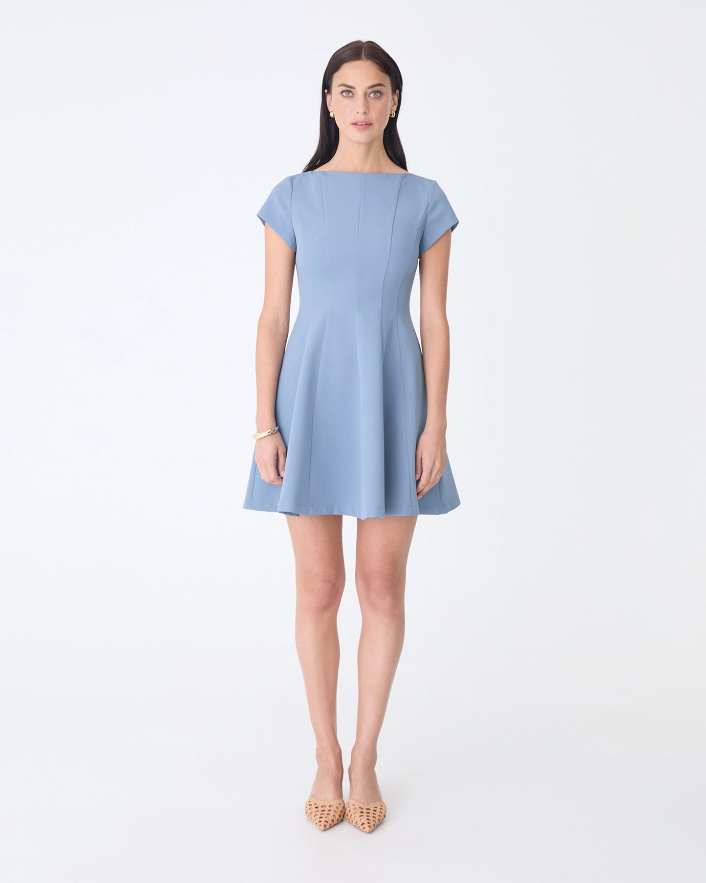 Darcy Short Sleeve Panel Dress