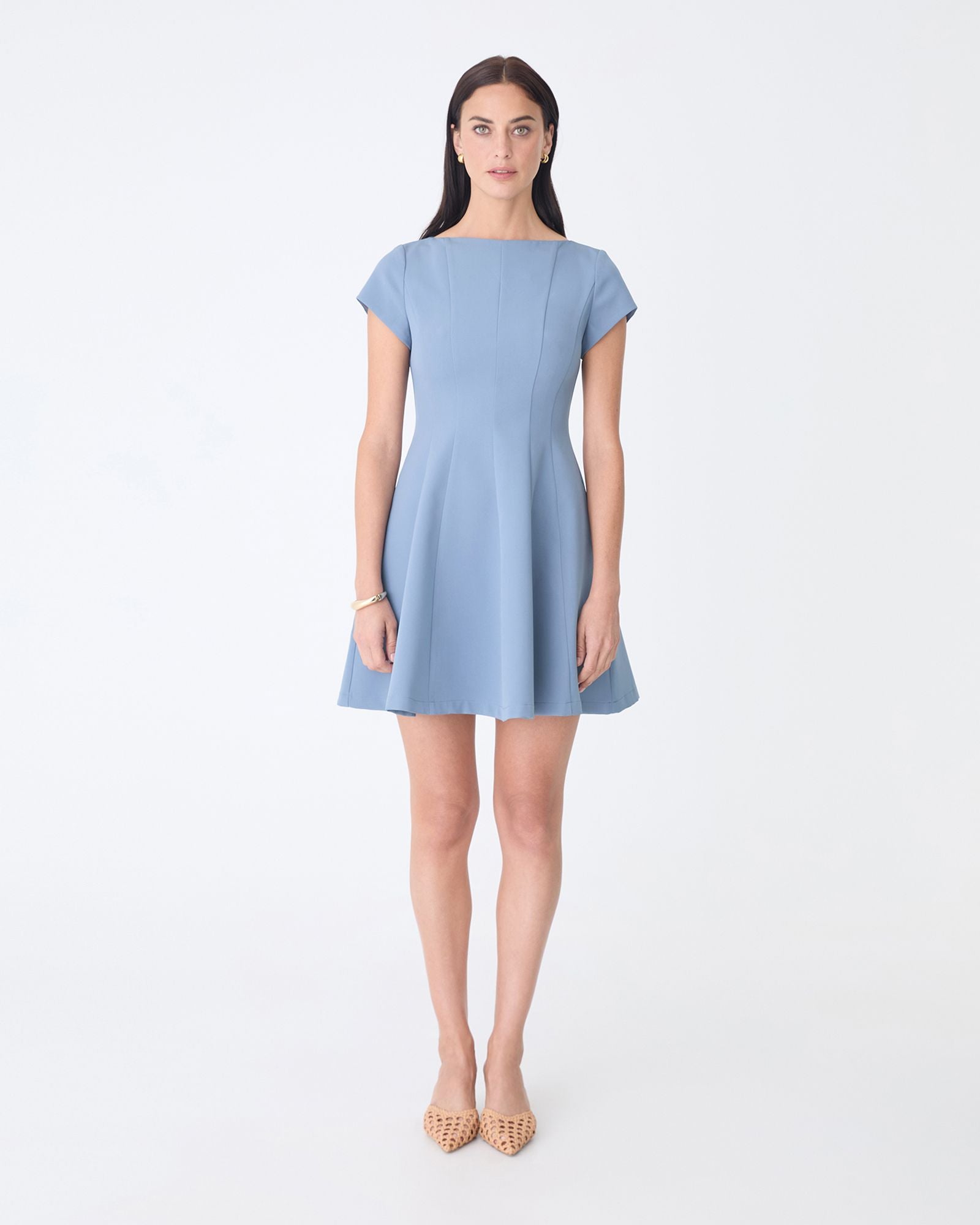Darcy Short Sleeve Panel Dress