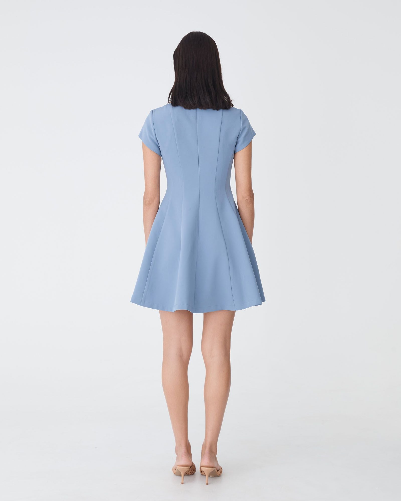Darcy Short Sleeve Panel Dress