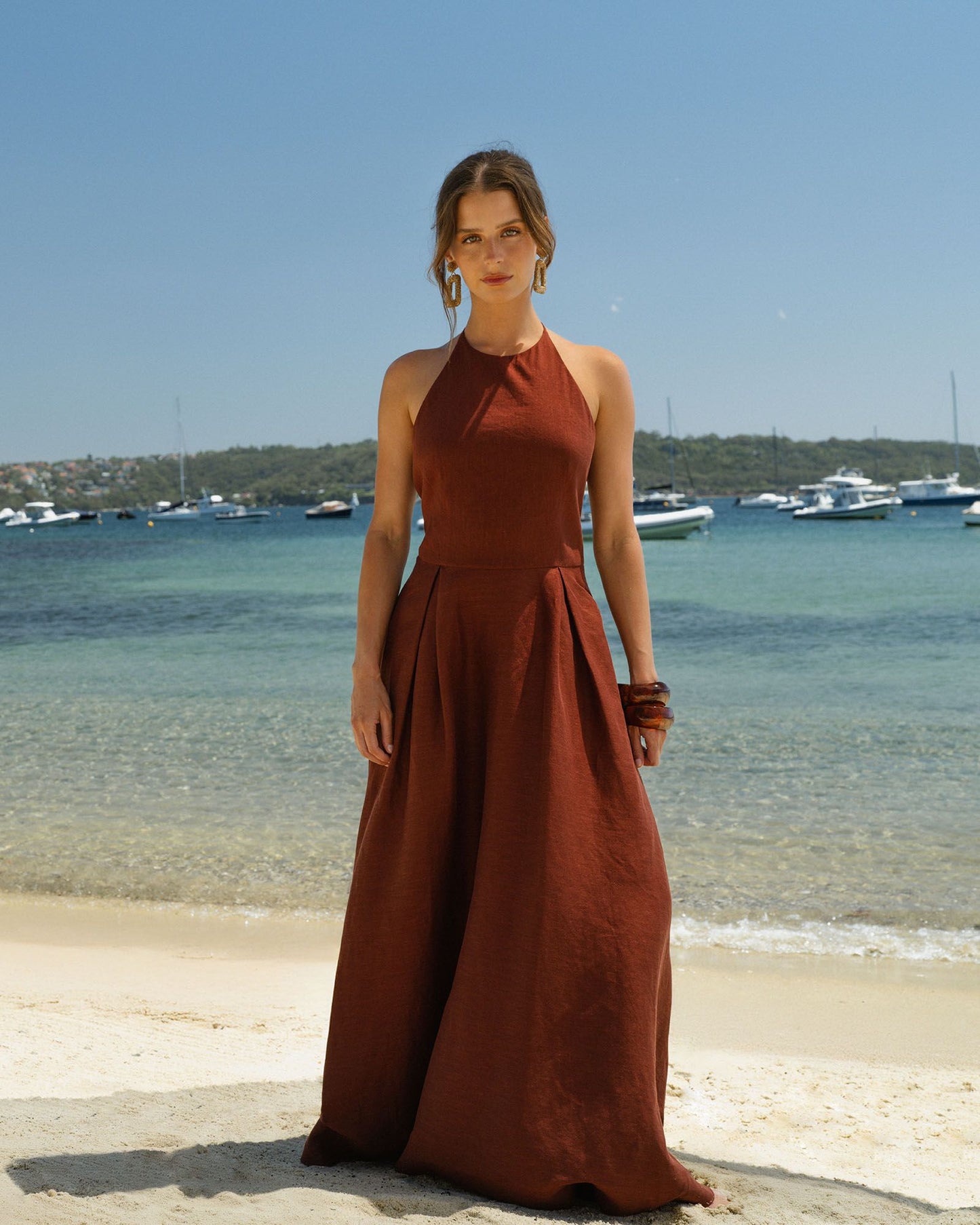 Lennie Halter Maxi Dress
