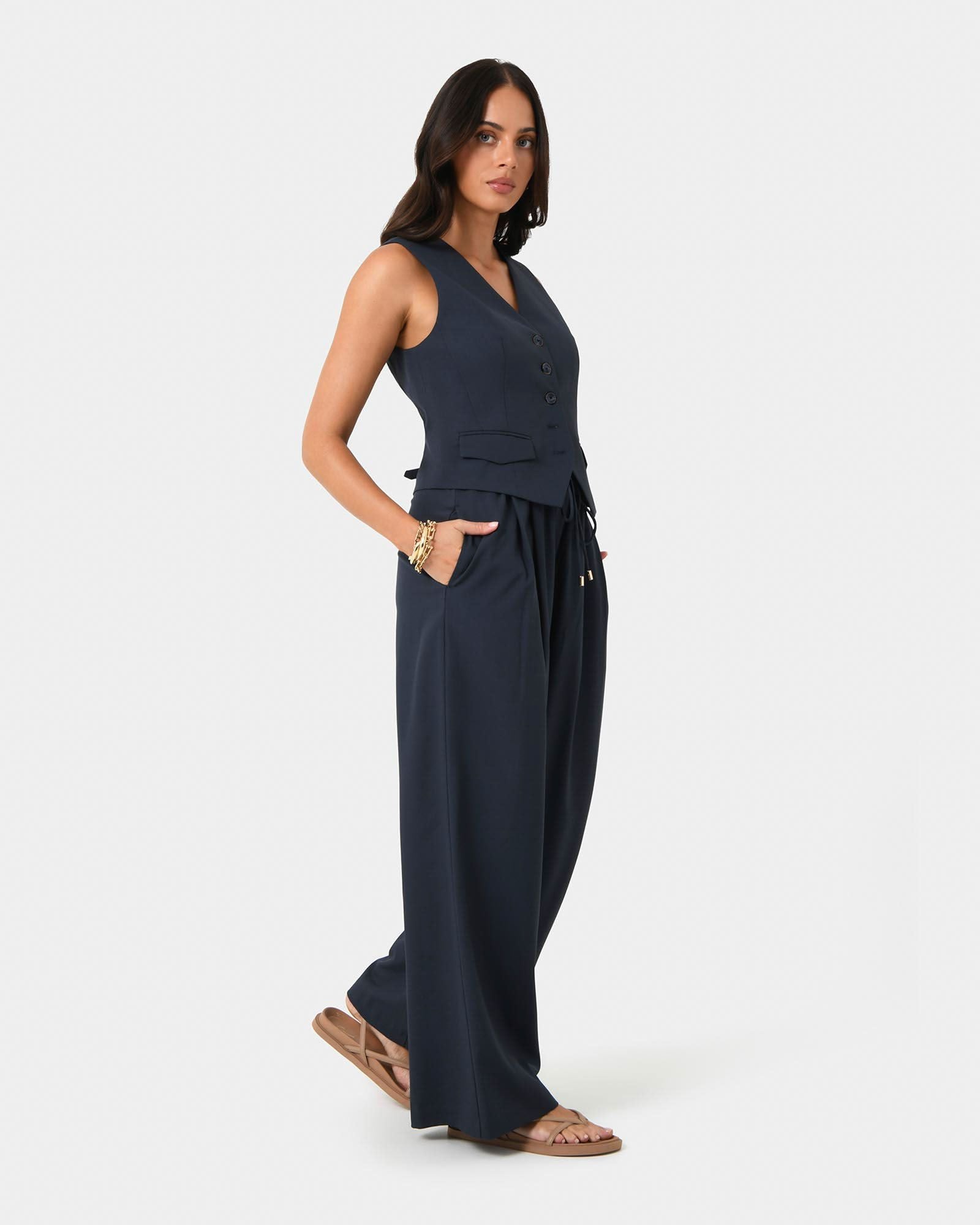 Abel Elastic Waist Relax Pants