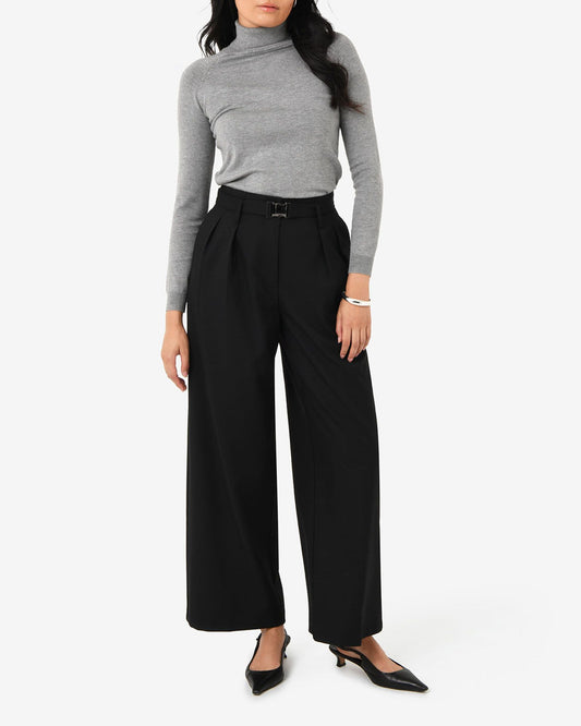 Nadia Buckle Wide Leg Pants