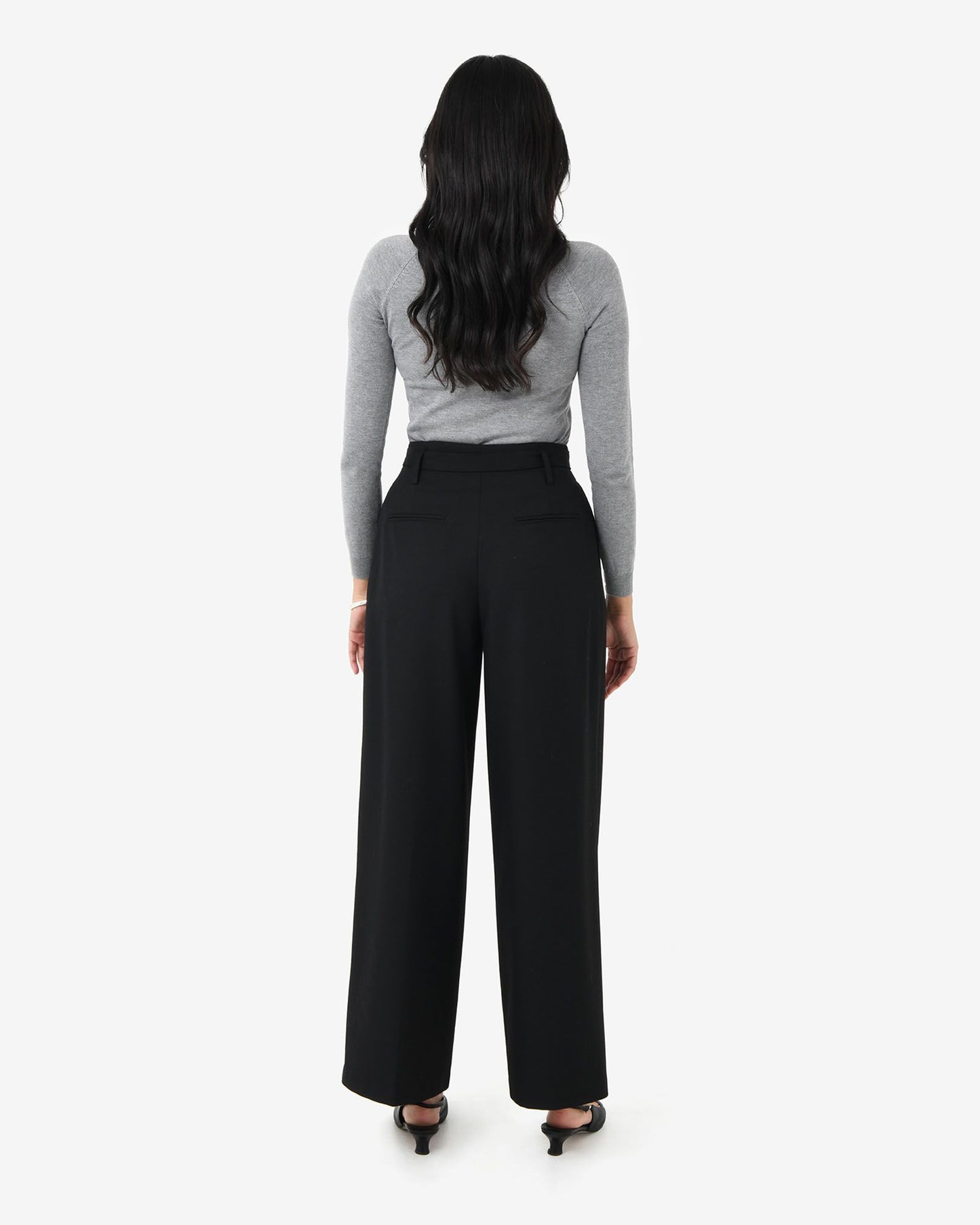Nadia Buckle Wide Leg Pants