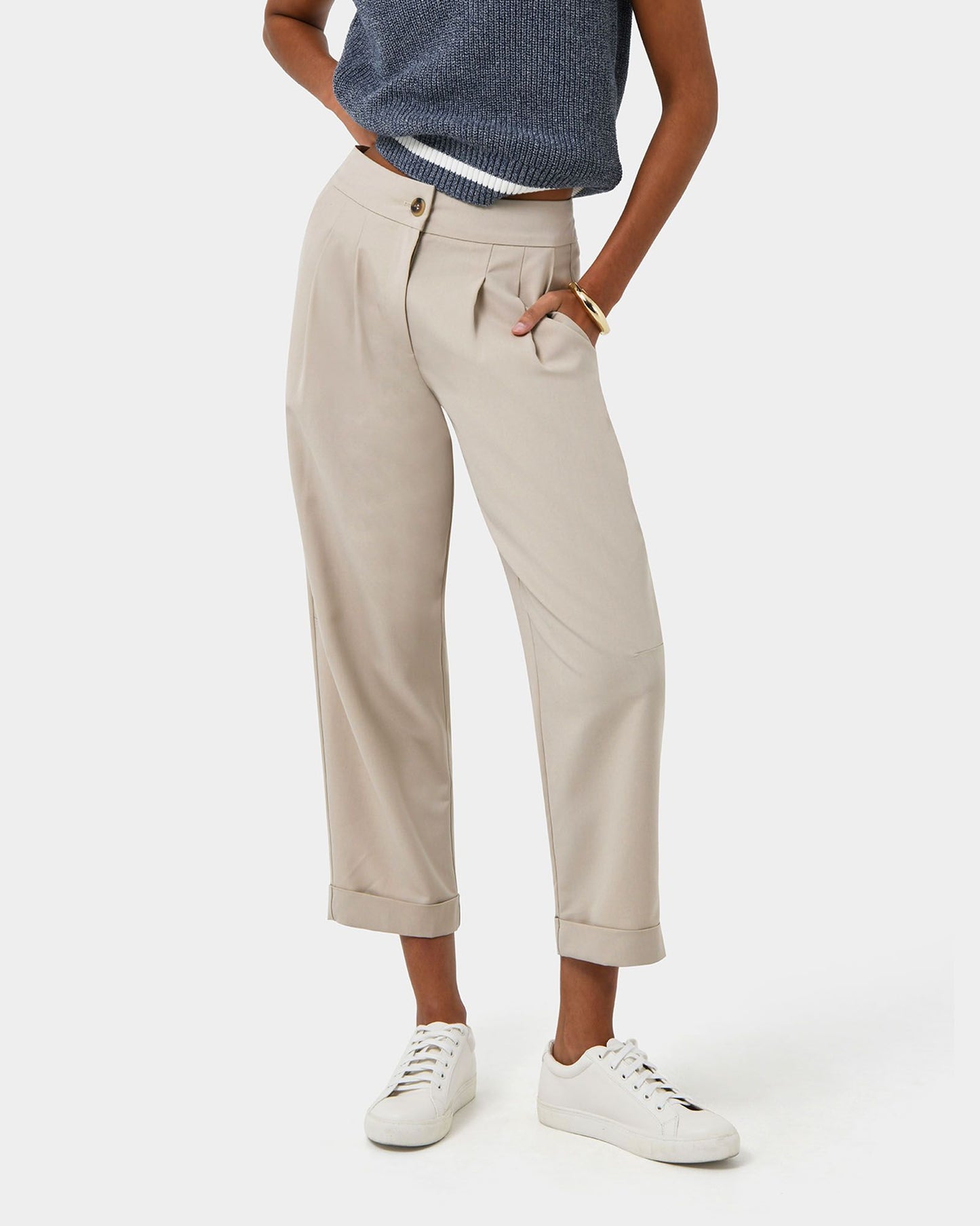 Antonia Relaxed Cuff Pants