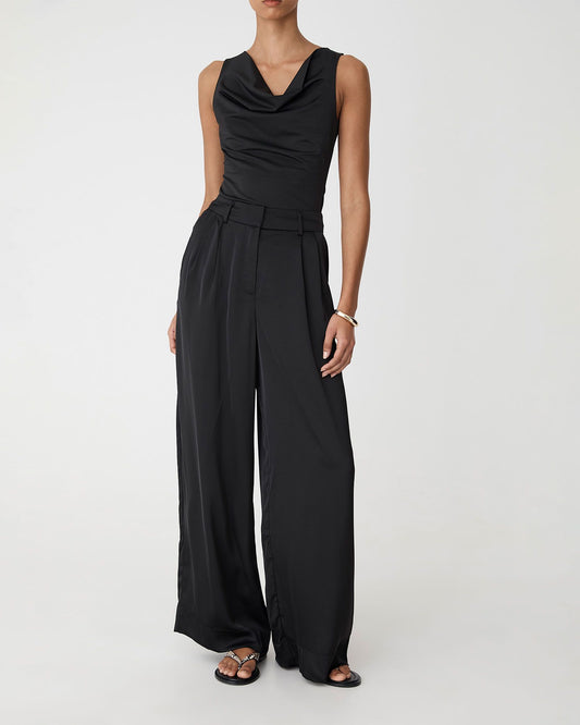 Valeria Wide Leg Satin Pants