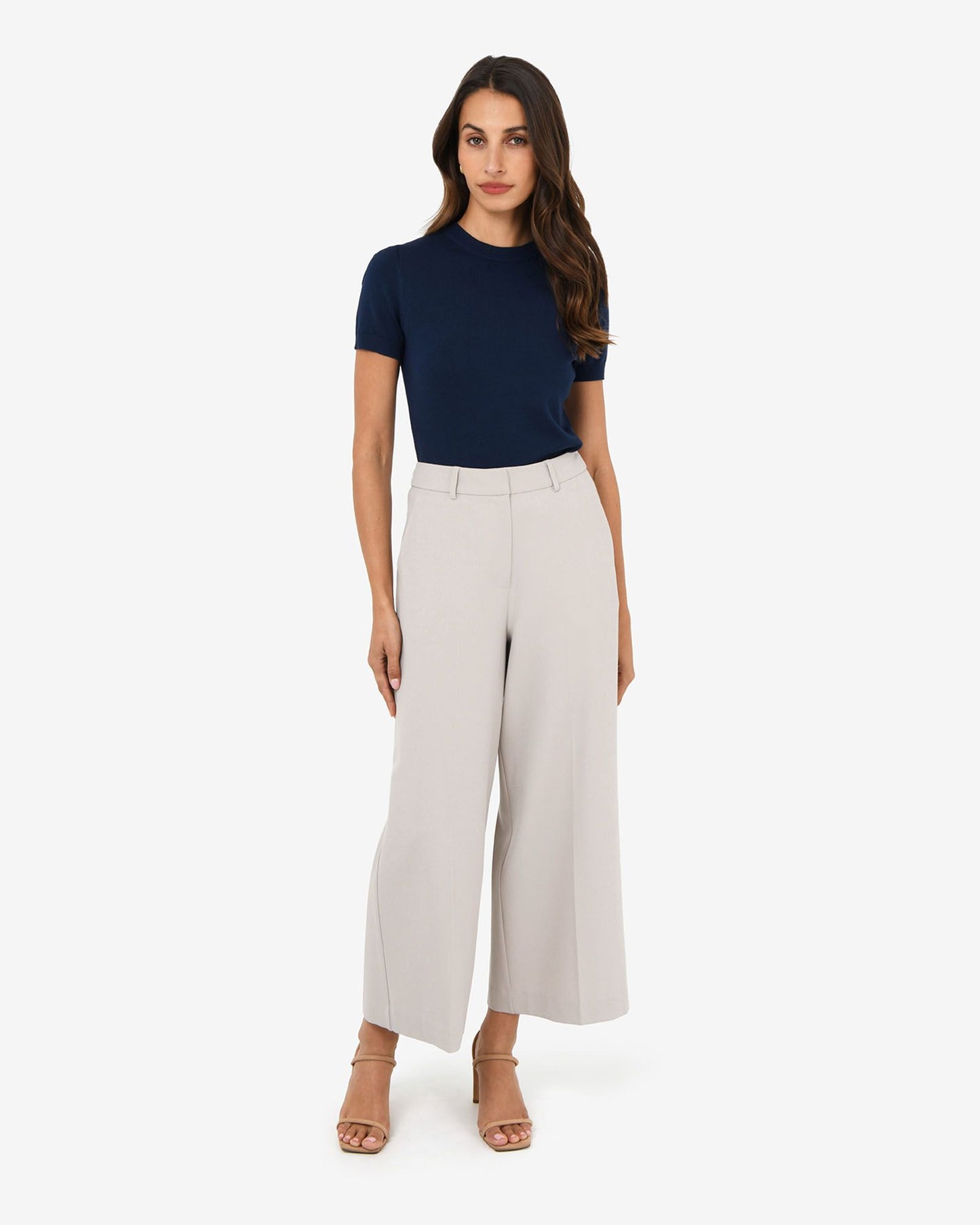 Mallory Herringbone Culottes