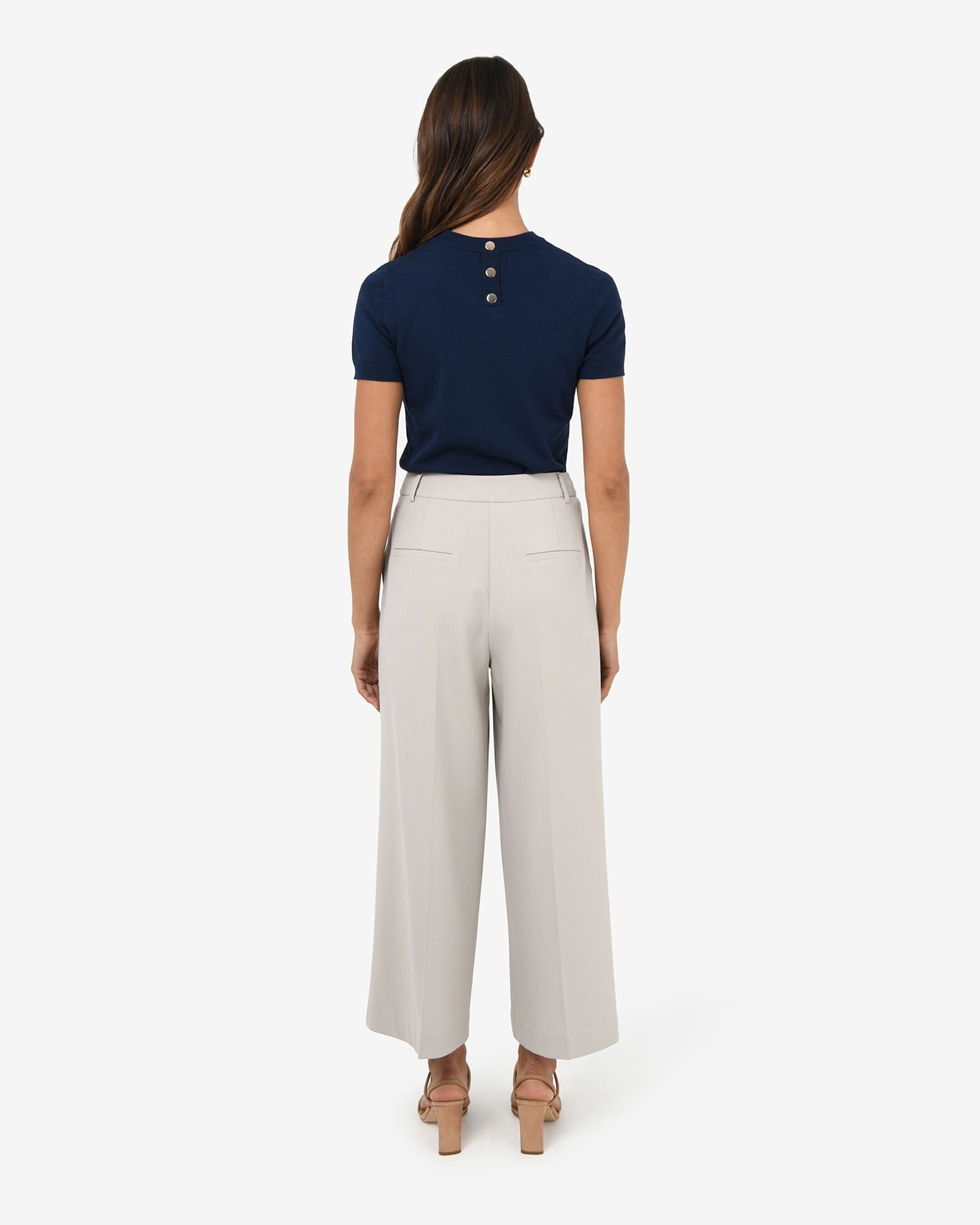 Mallory Herringbone Culottes