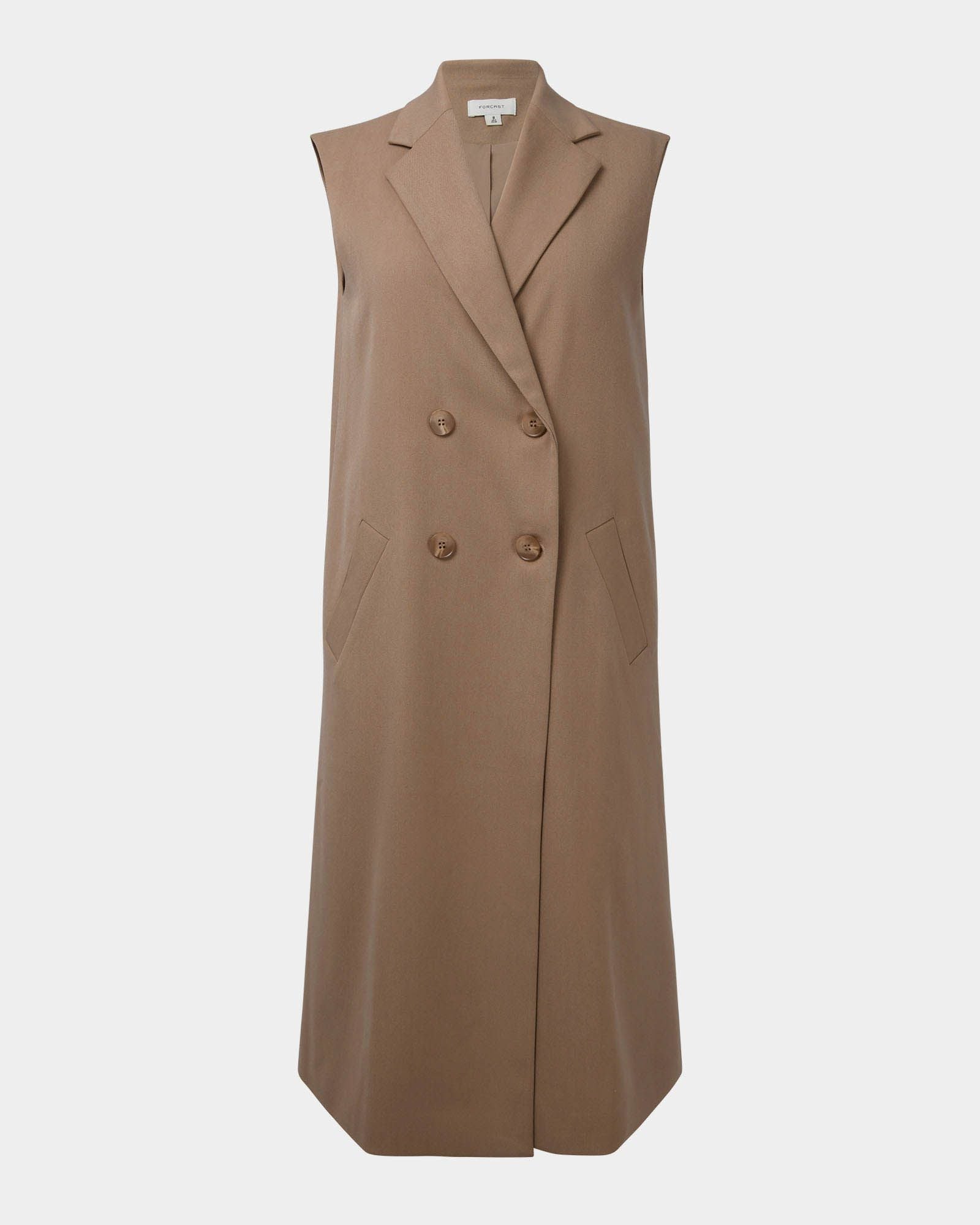 Kiya Longline Sleeveless Vest