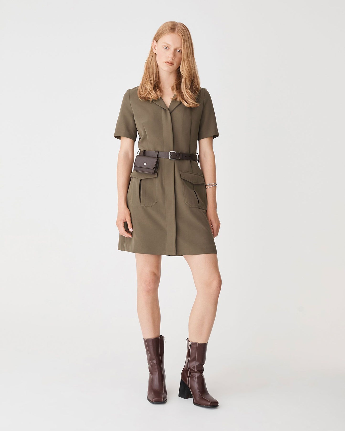 Stevie Utility Mini Dress