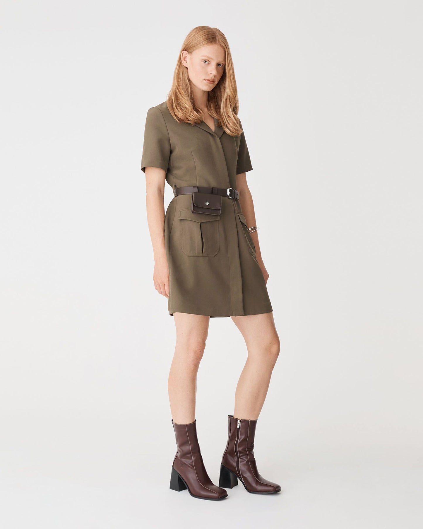 Stevie Utility Mini Dress