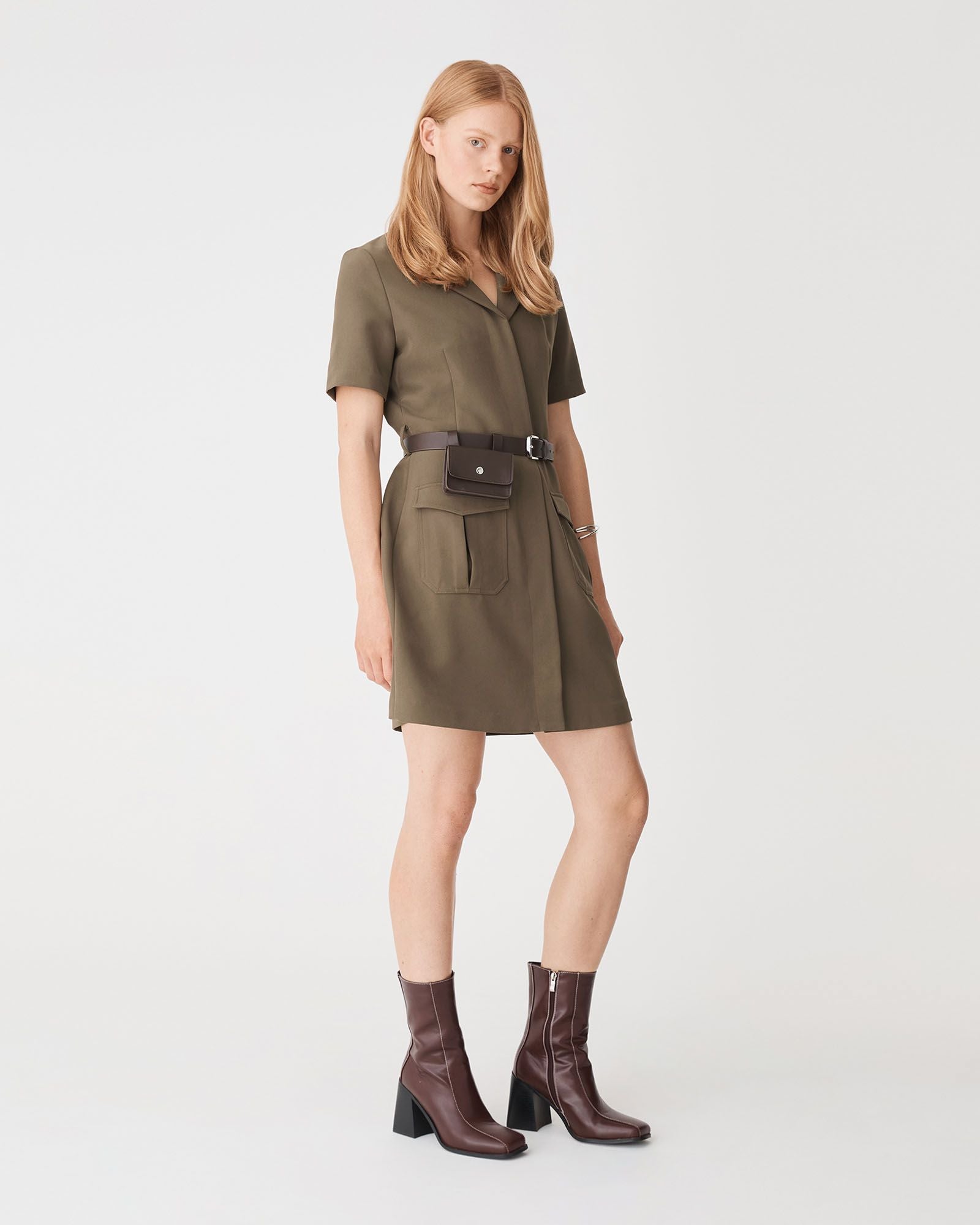 Stevie Utility Mini Dress