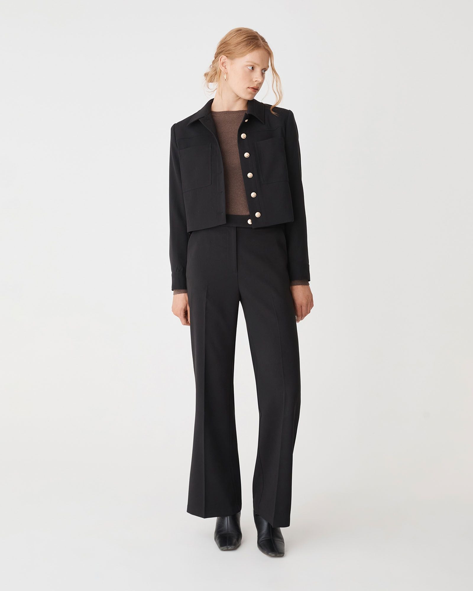 Sadie Patch Pocket Crop Jacket