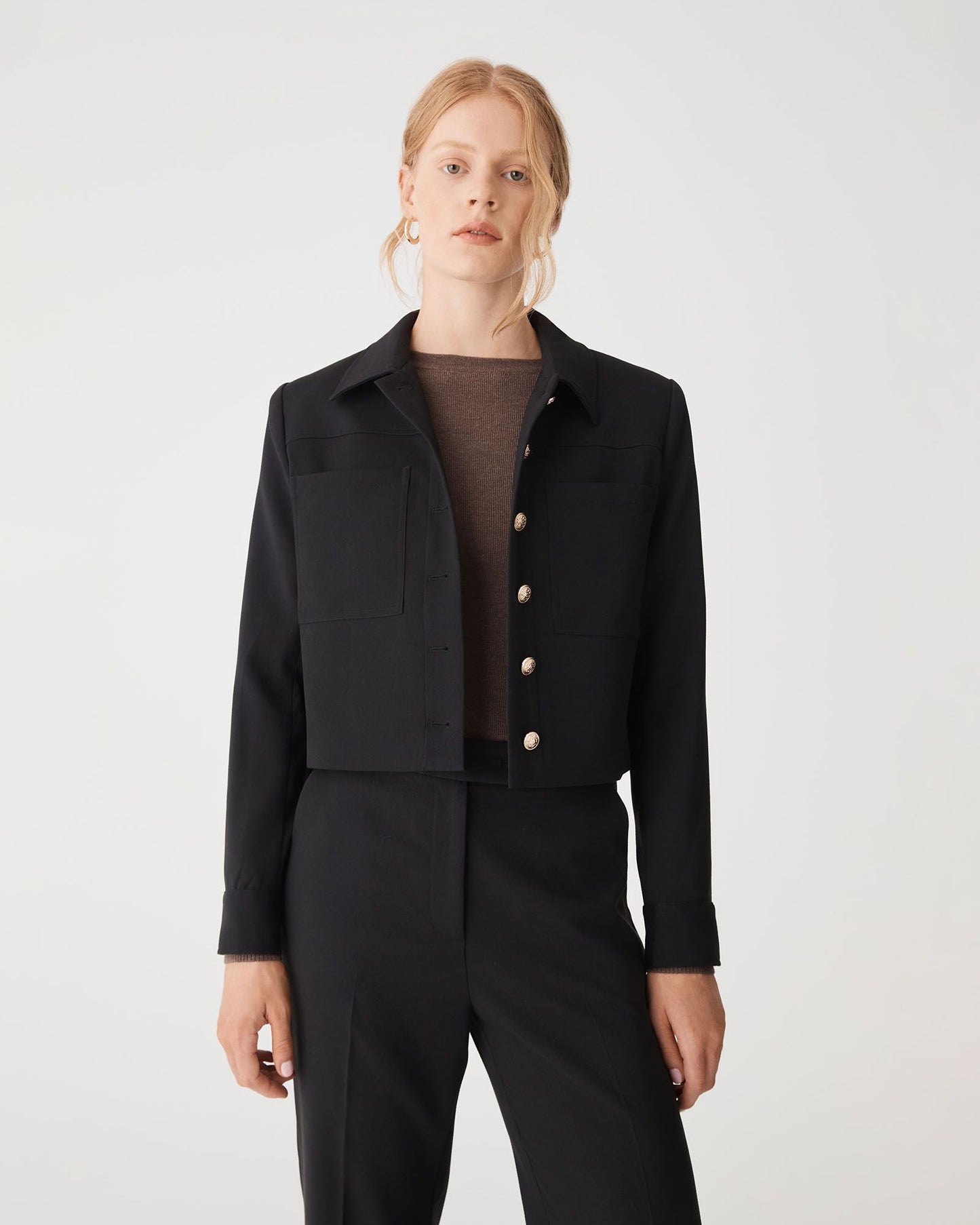 Sadie Patch Pocket Crop Jacket