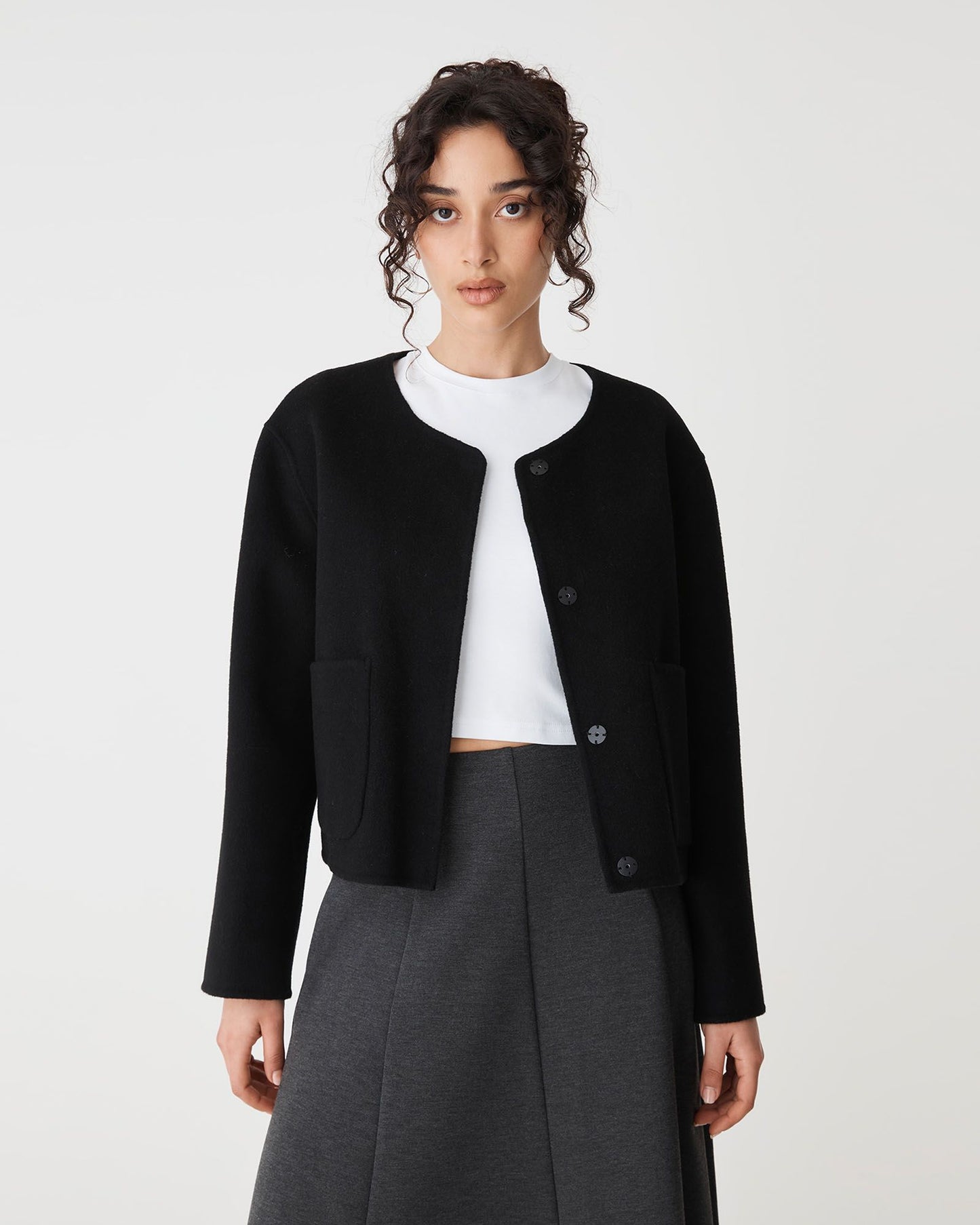 Alani Crop Wool Jacket