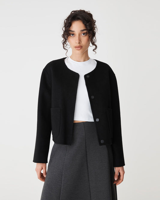 Alani Crop Wool Jacket