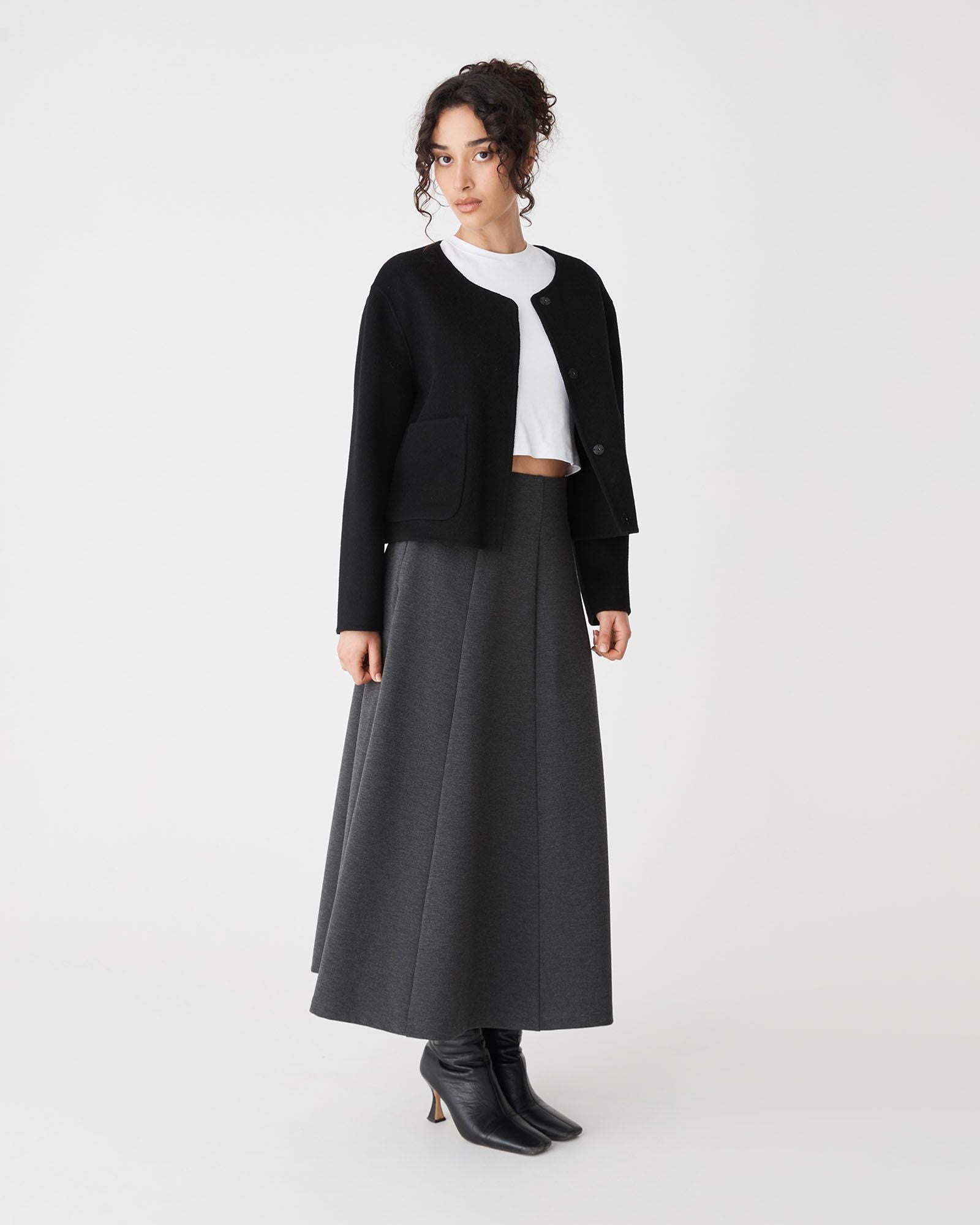 Alani Crop Wool Jacket