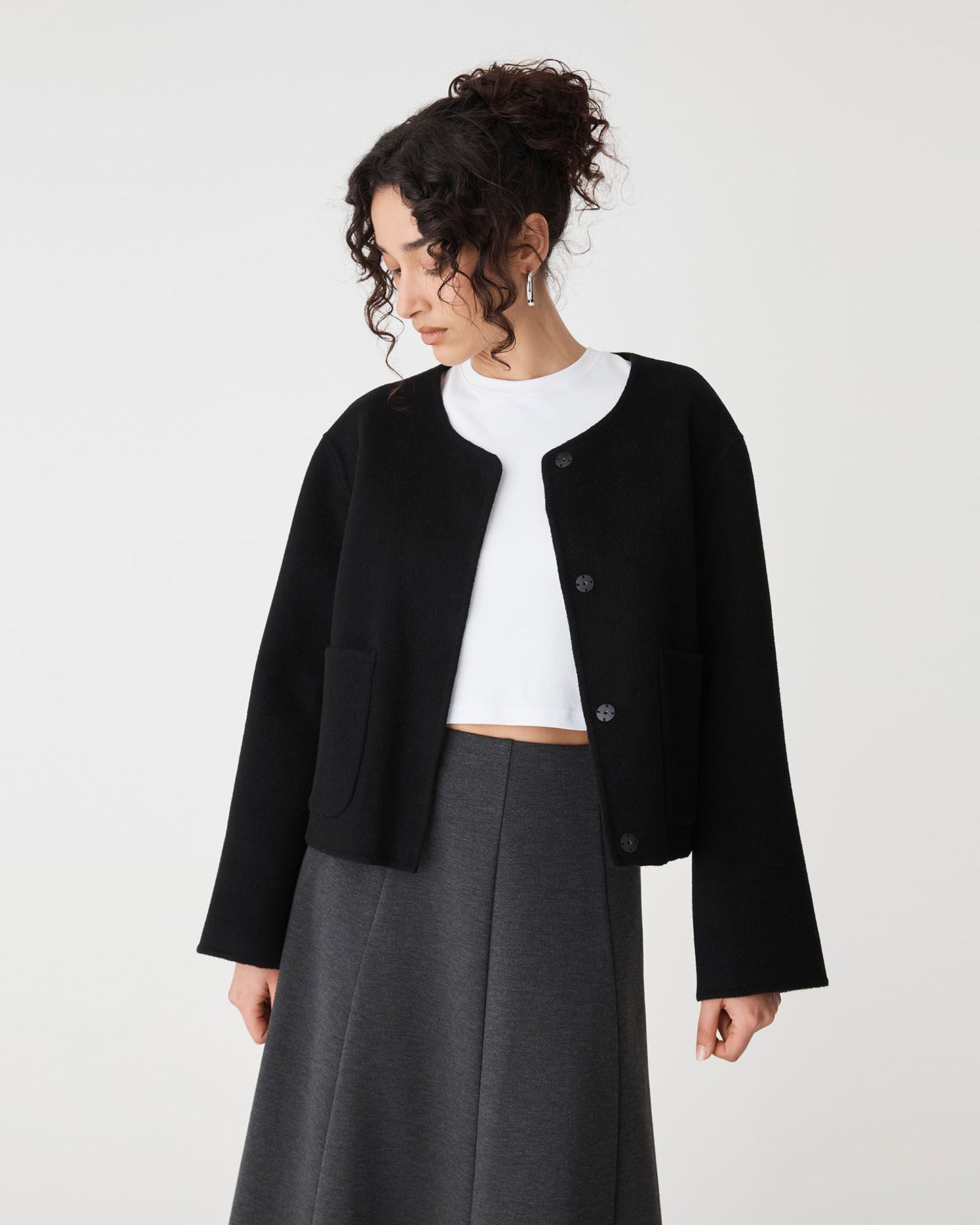 Alani Crop Wool Jacket
