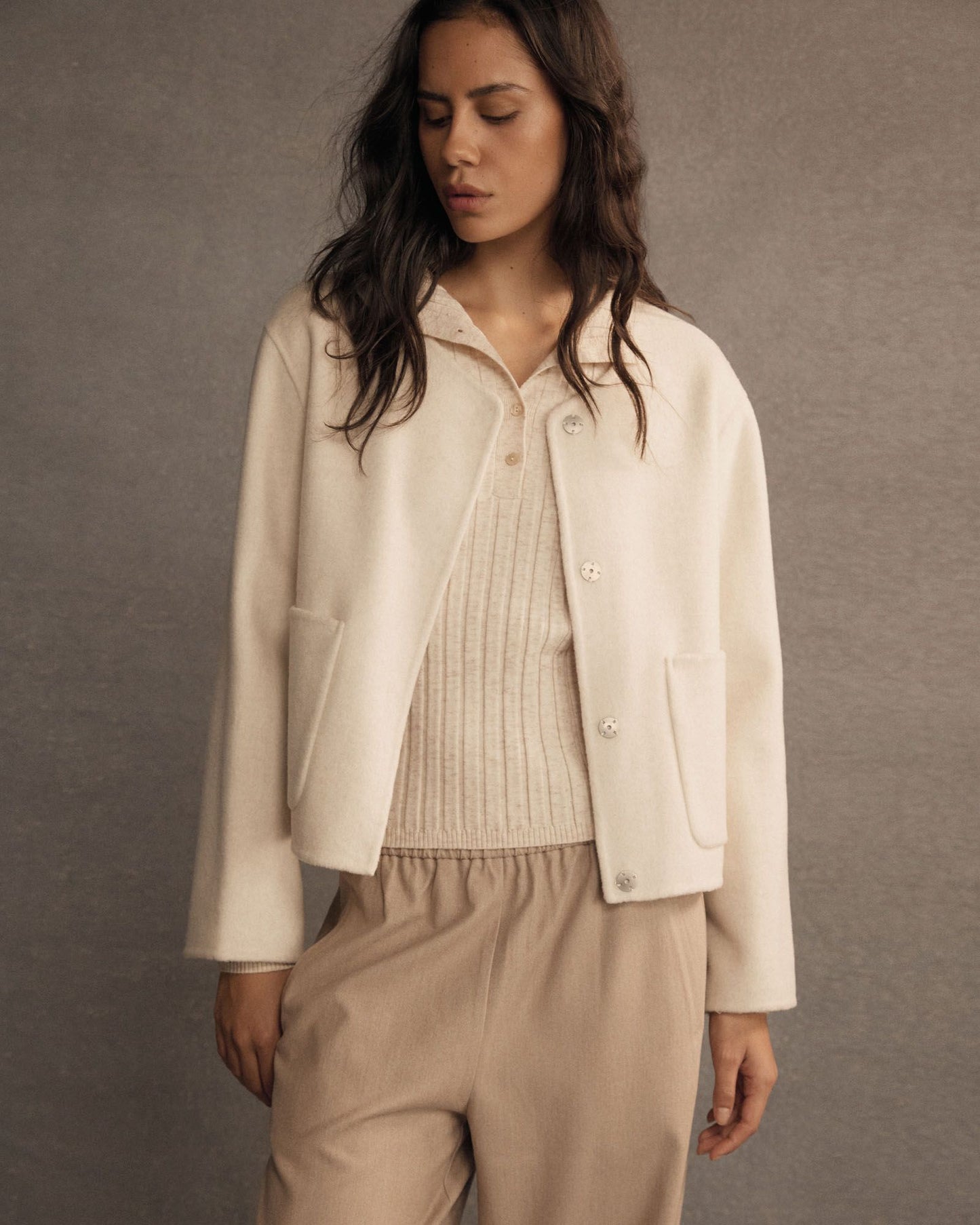 Alani Crop Wool Jacket