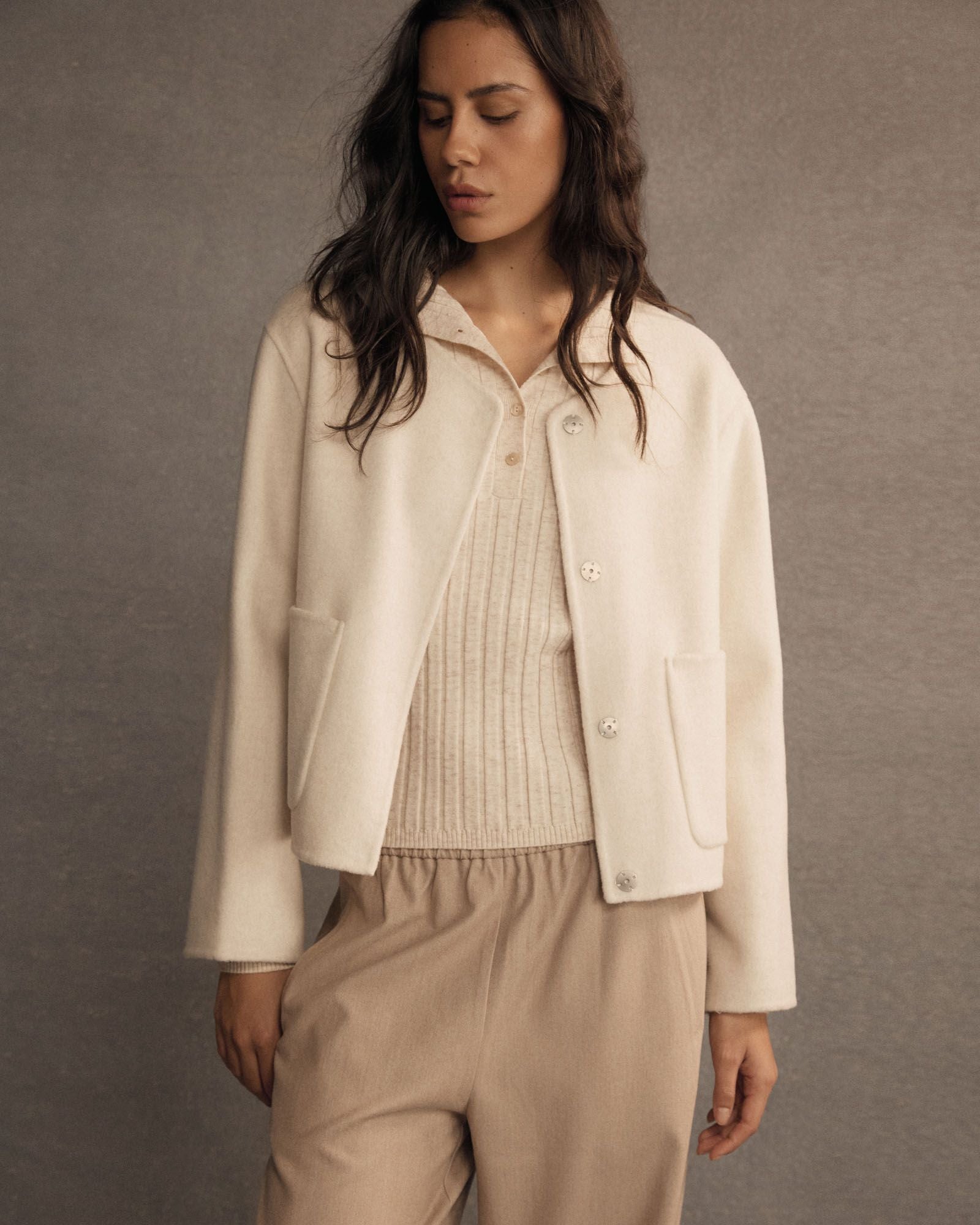 Alani Crop Wool Jacket