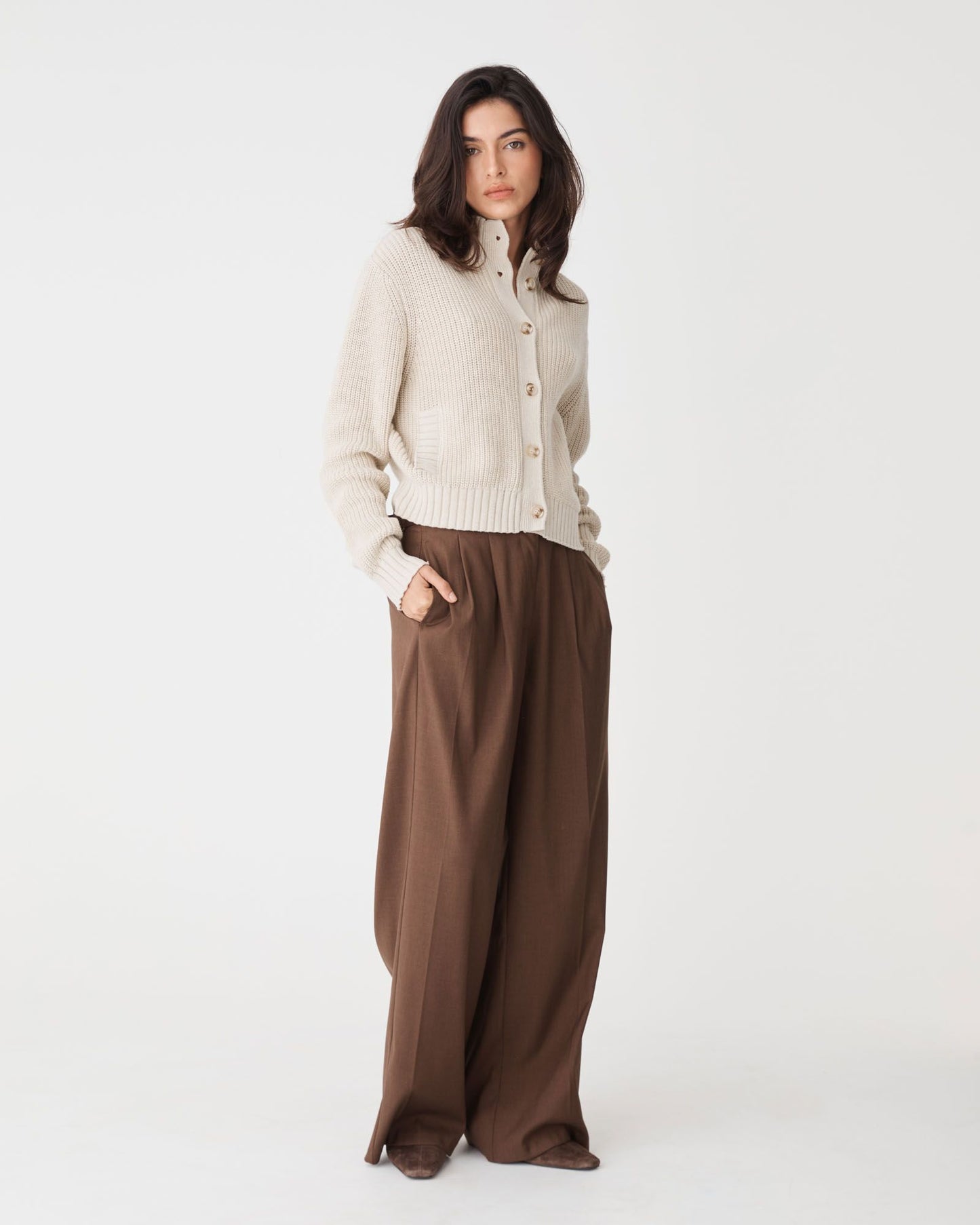 Petra Rib Knit Cardigan